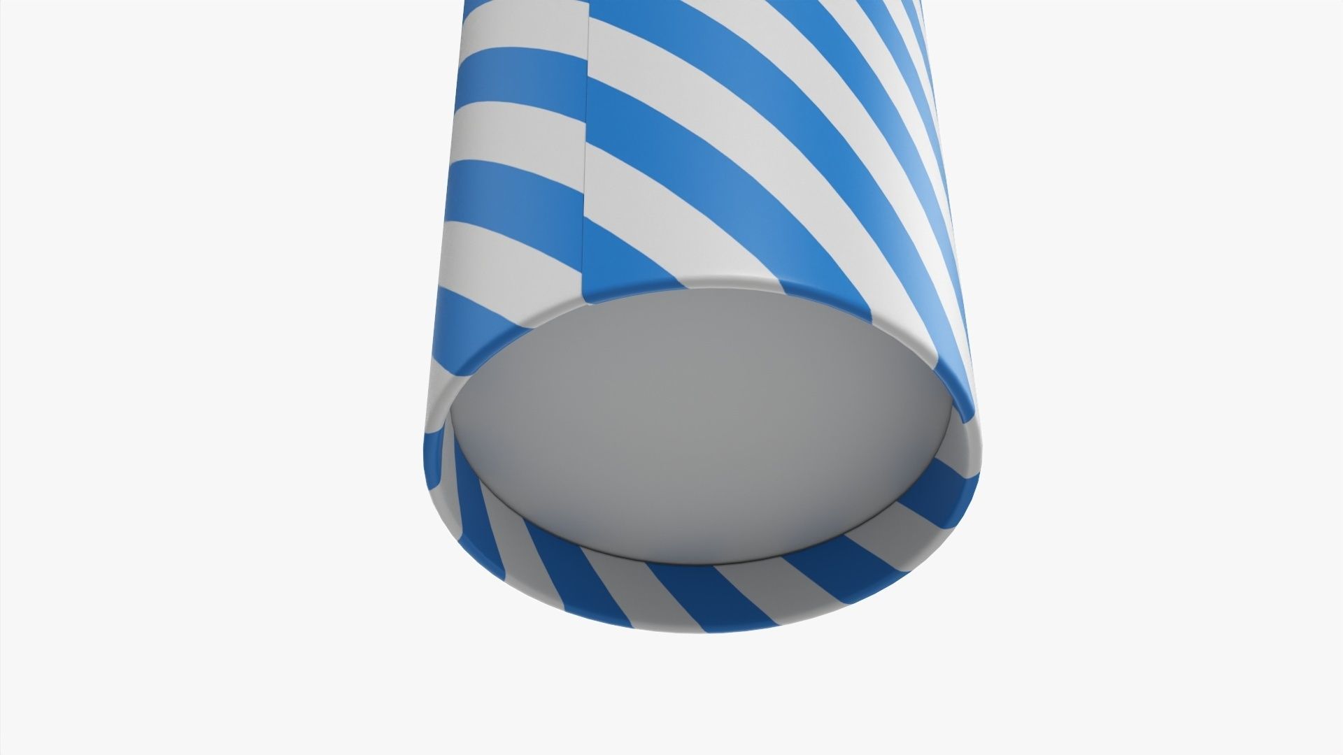 Paper cold cup 22 oz with paper flat lid 3D model_4