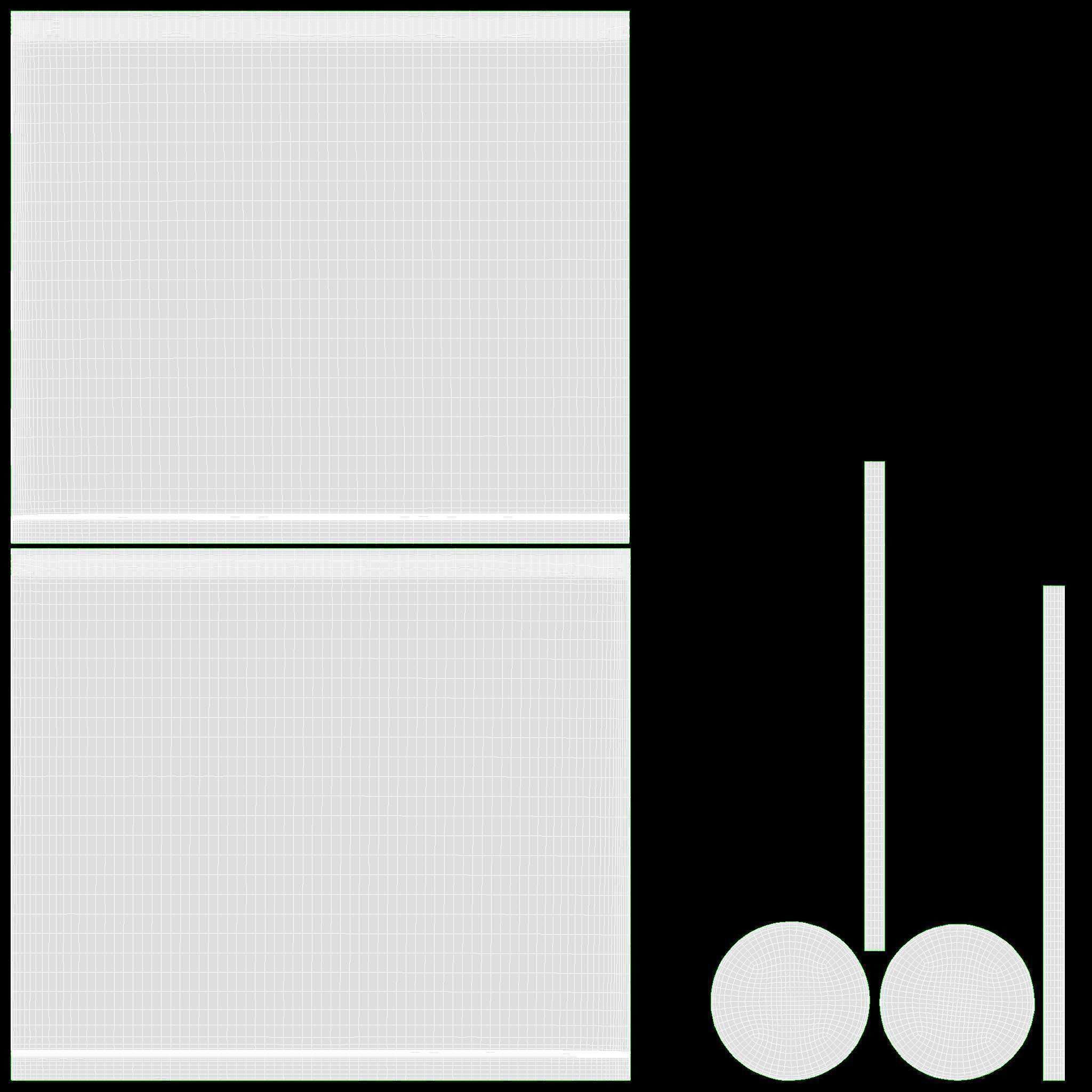 Paper cold cup 22 oz with translucent flat lid 3D model_10