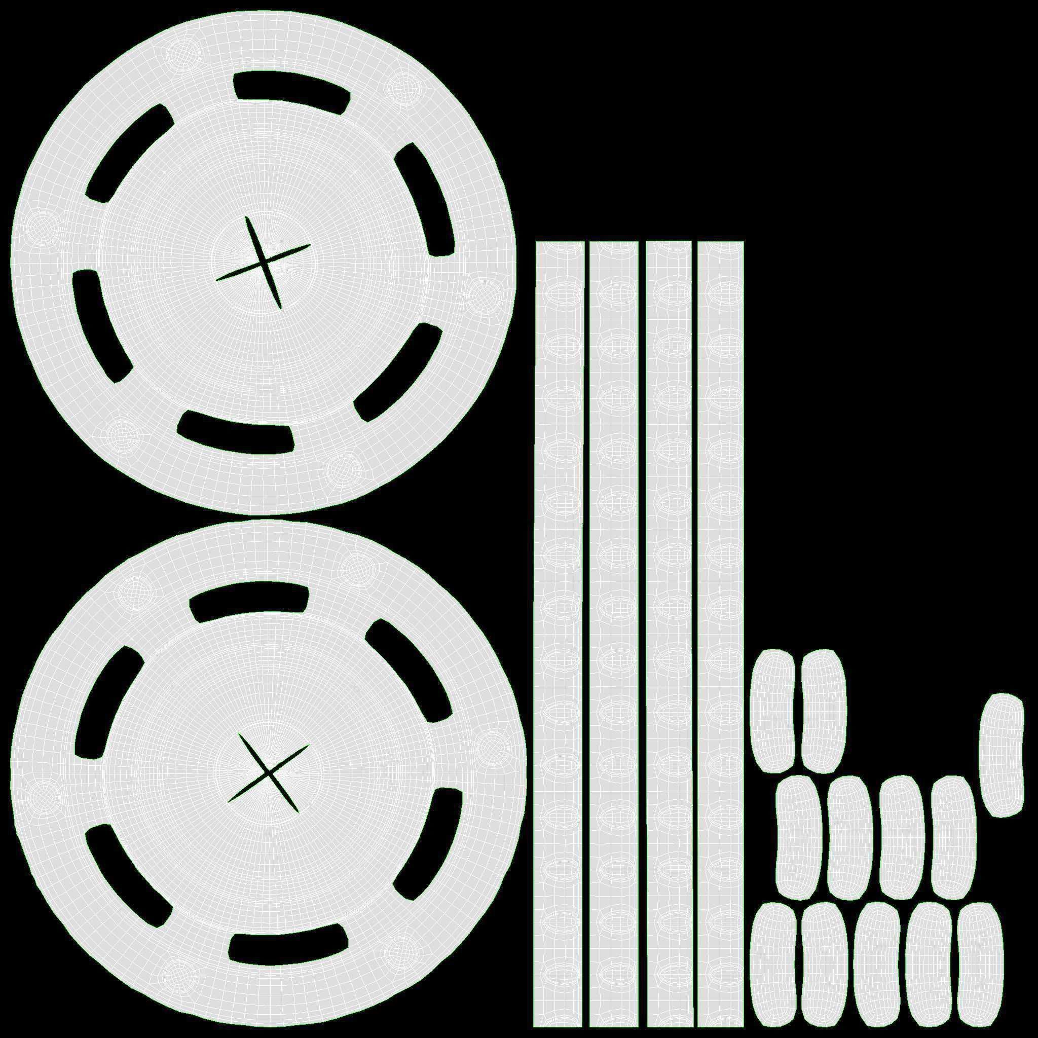 Paper cold cup 22 oz with translucent flat lid 3D model_11