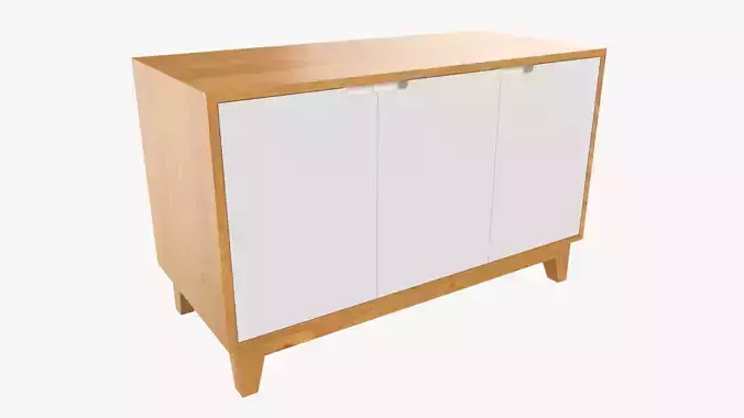 TV stand with drawers 02