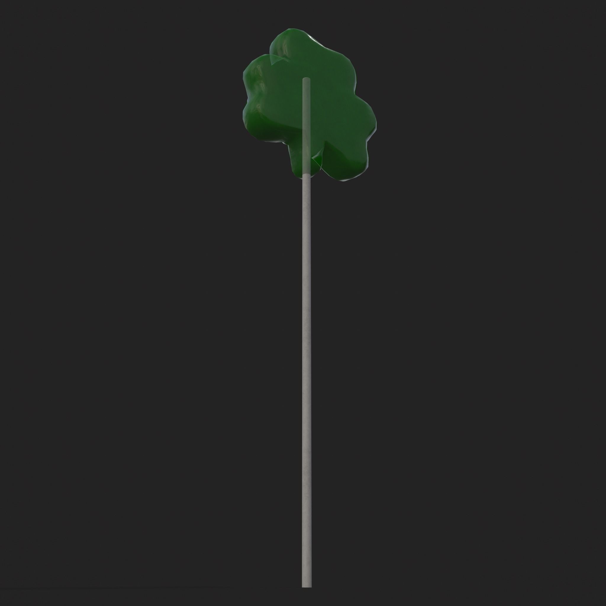 Clover Candy Sucker  Low-poly 3D model_19