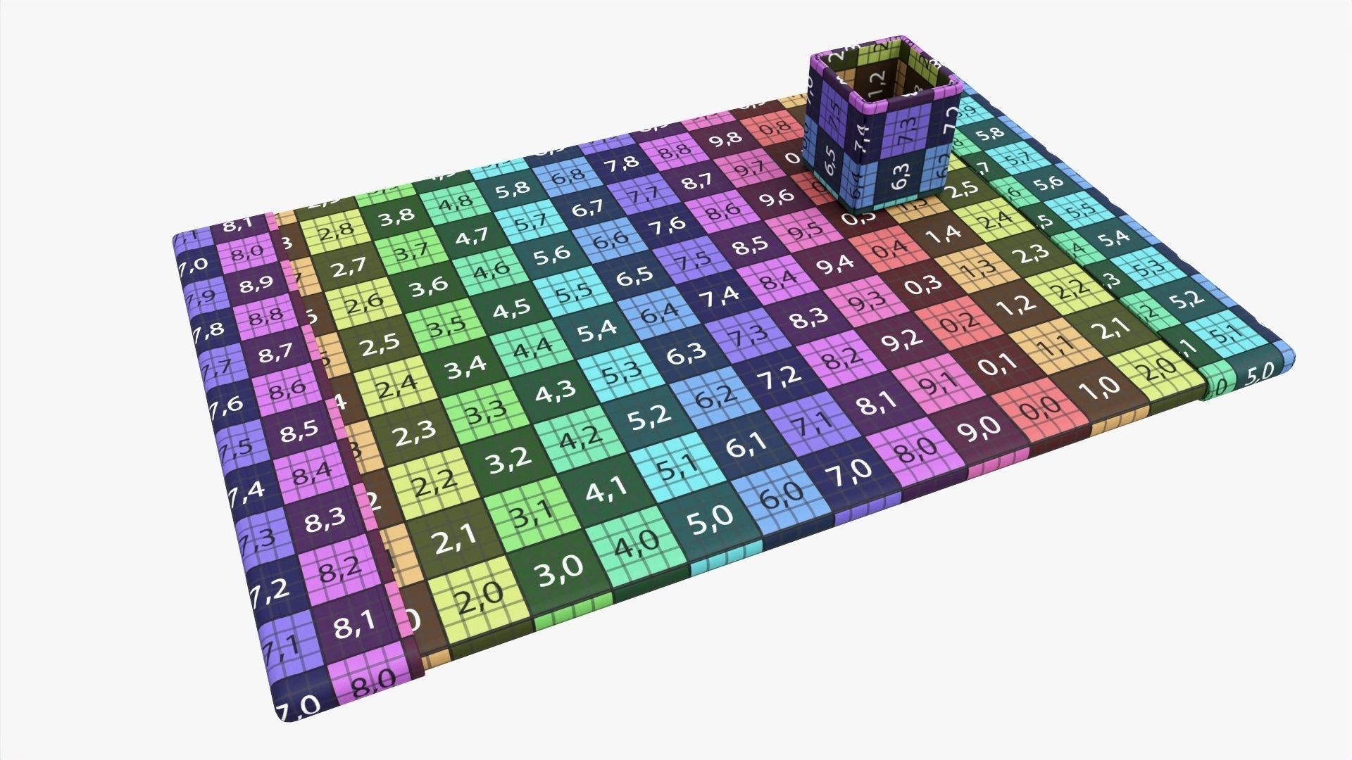 Working surface 3D model_6