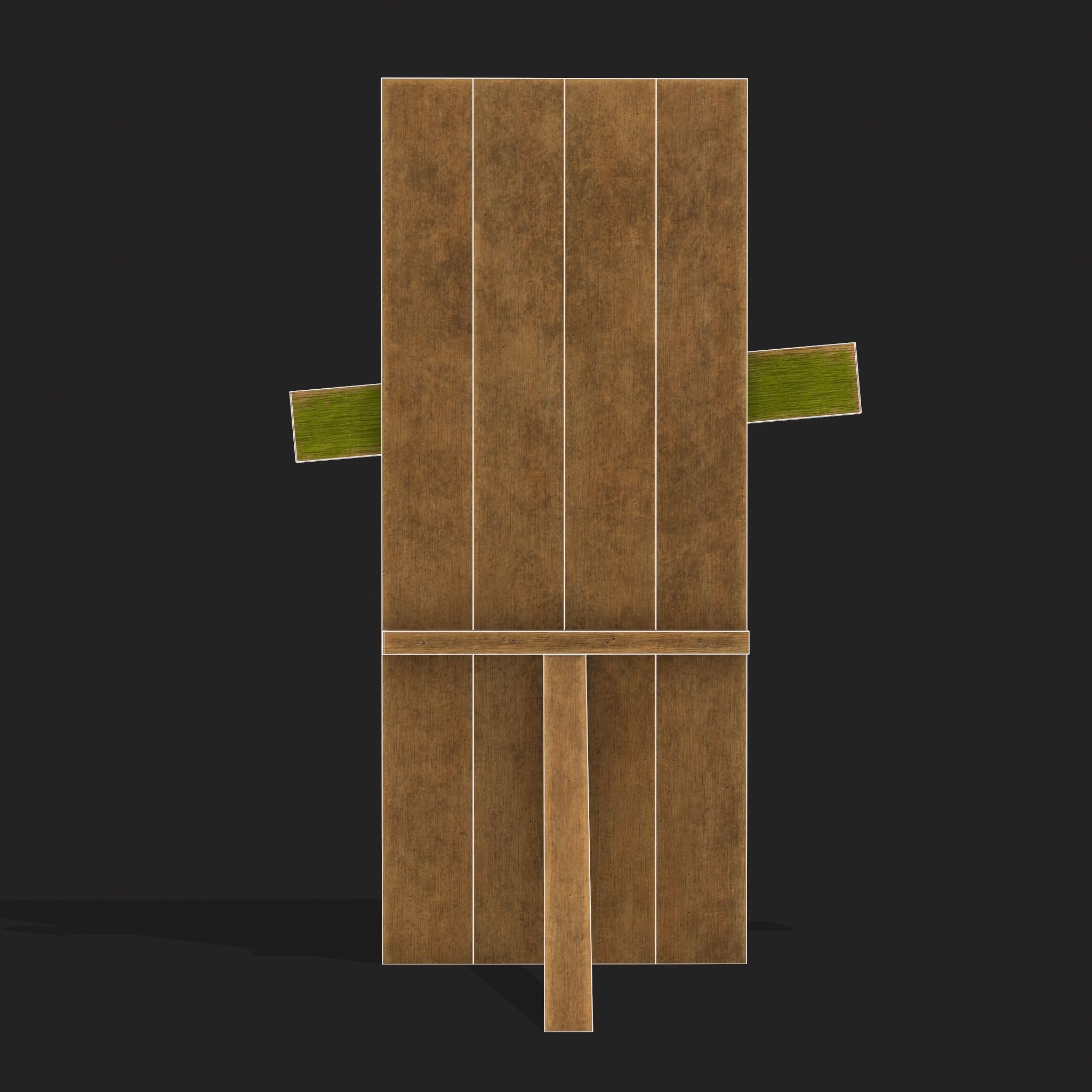 Leprechaun Standing Board  Low-poly 3D model_4