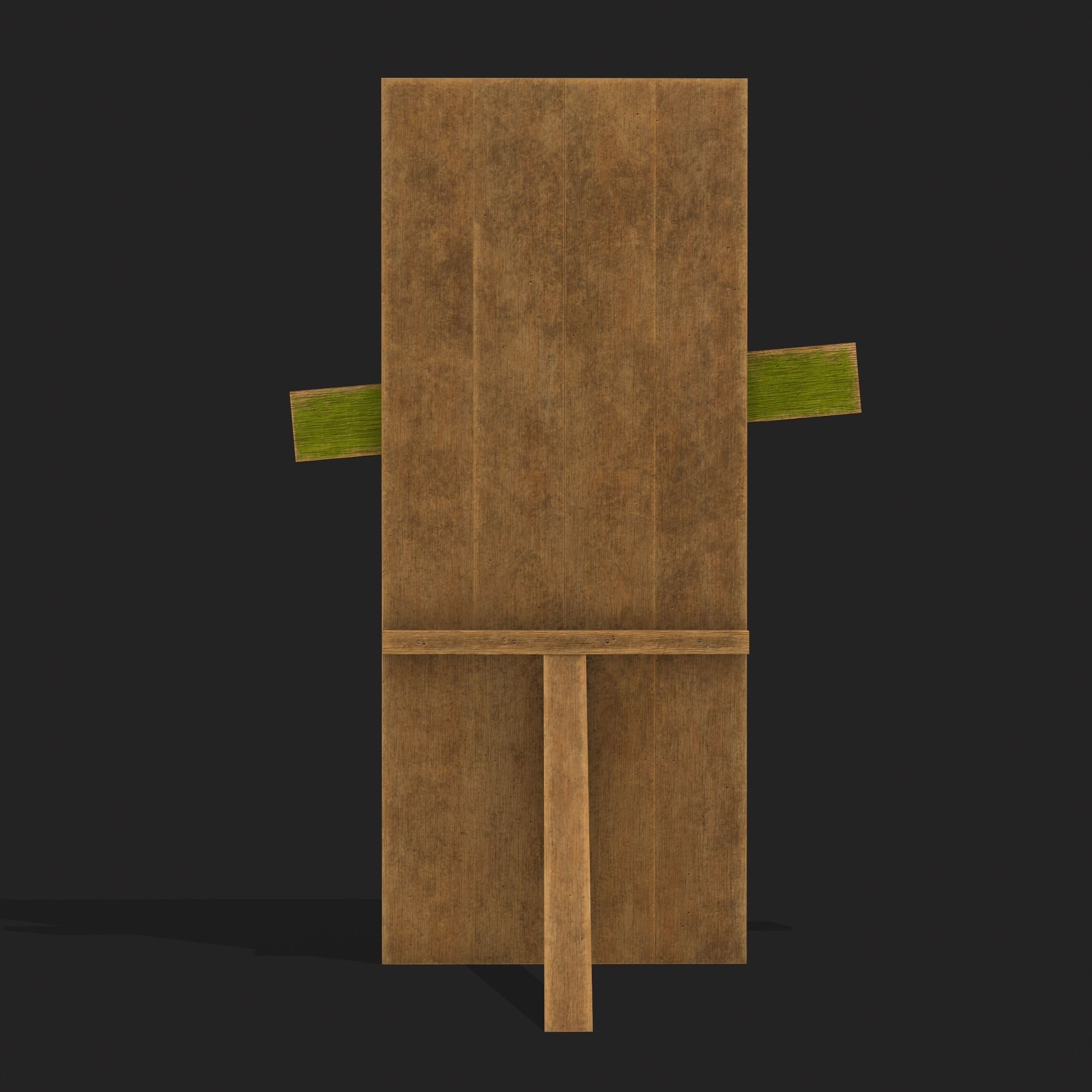 Leprechaun Standing Board  Low-poly 3D model_3