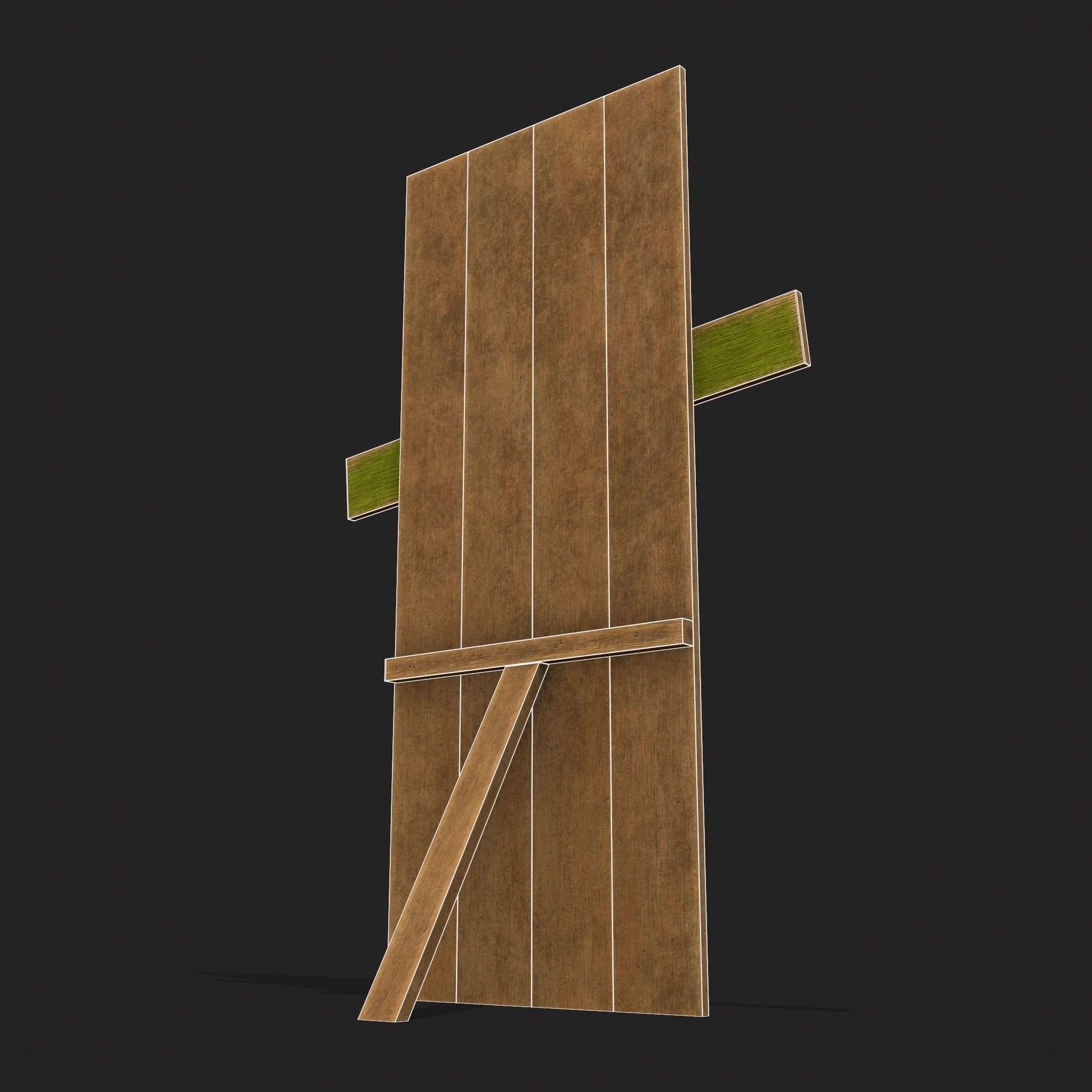 Leprechaun Standing Board  Low-poly 3D model_14