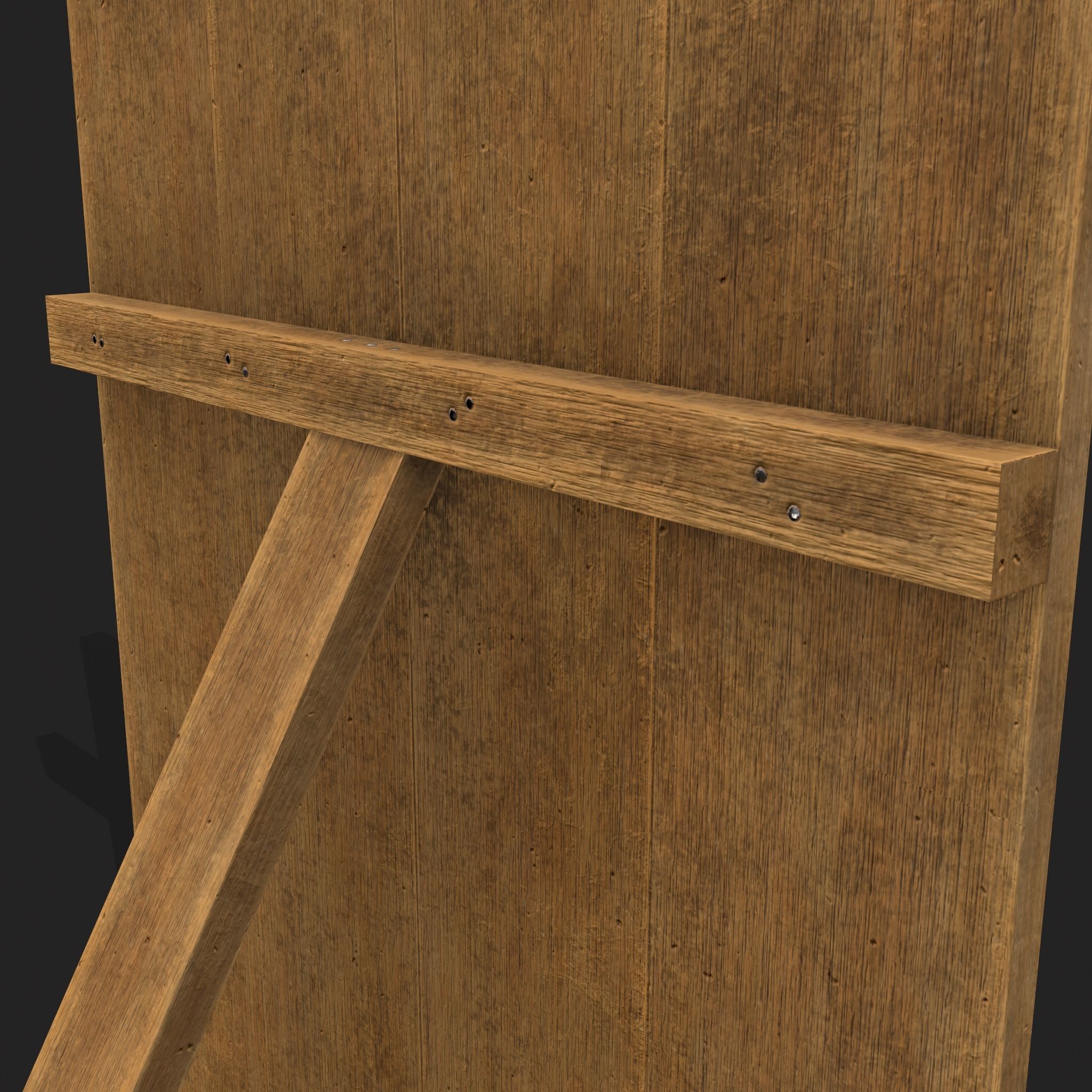 Leprechaun Standing Board  Low-poly 3D model_5