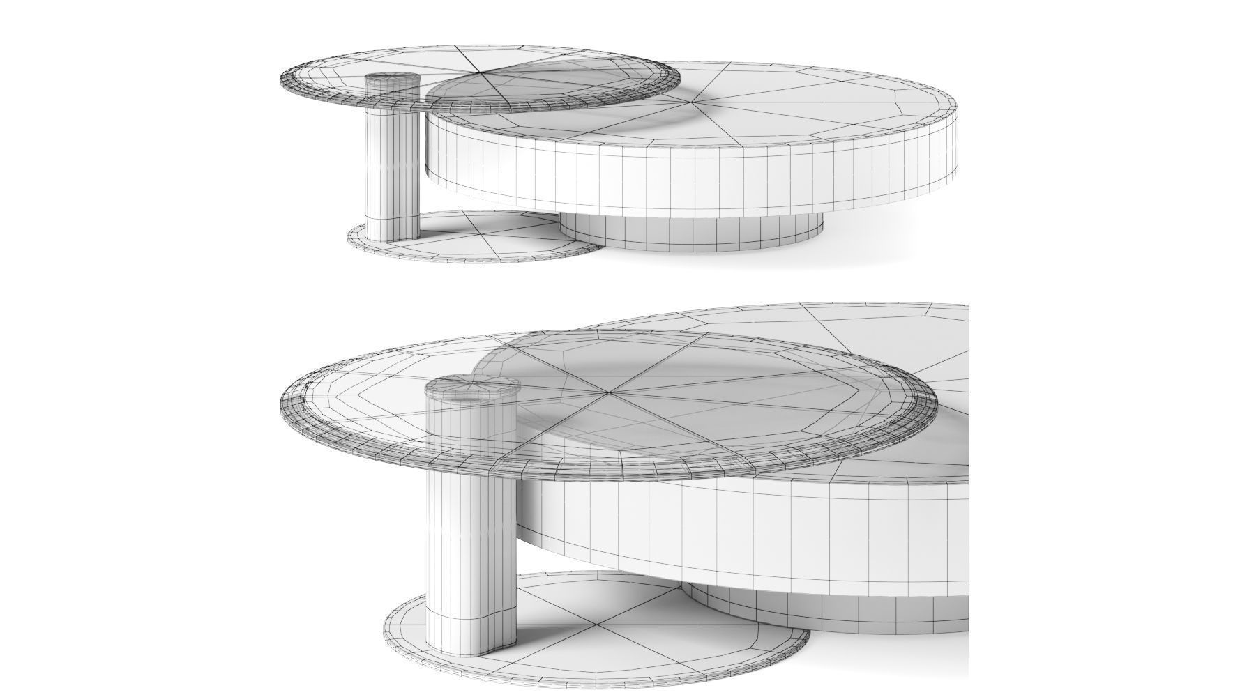 Cattelan Italia Arena Coffee Tables 3D model_4