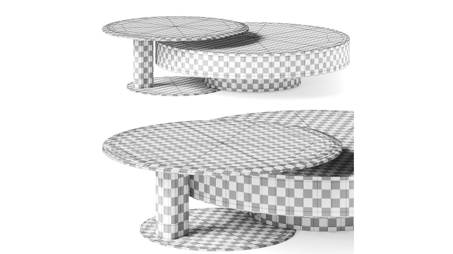 Cattelan Italia Arena Coffee Tables 3D model_1