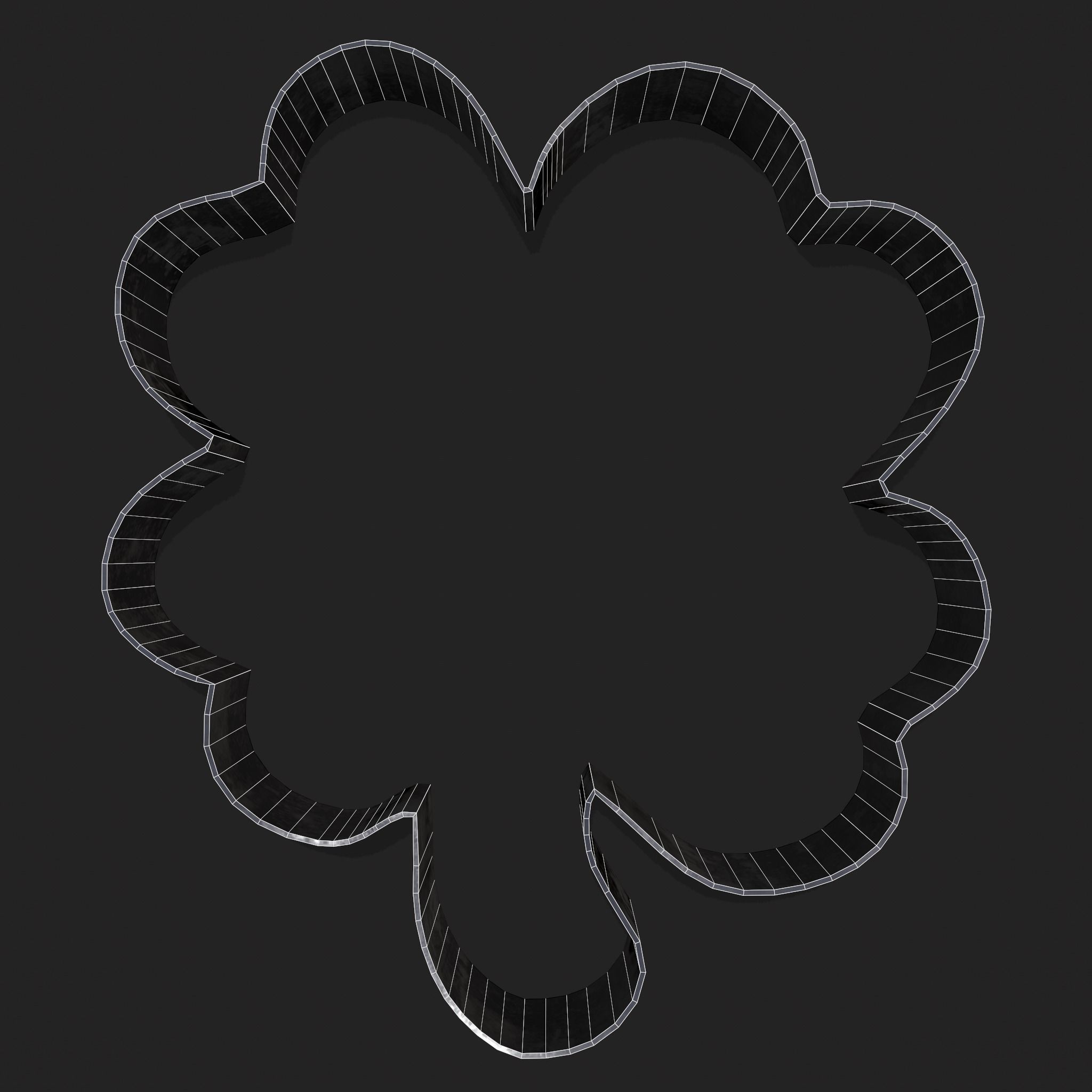 St Pattys Day Cookie Cutters Low-poly 3D model_12