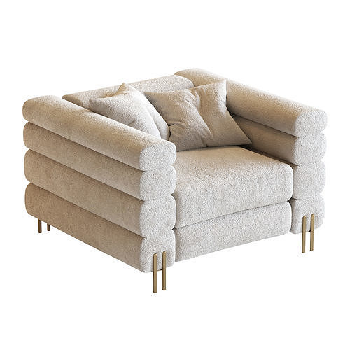 York Chair 3D model 3