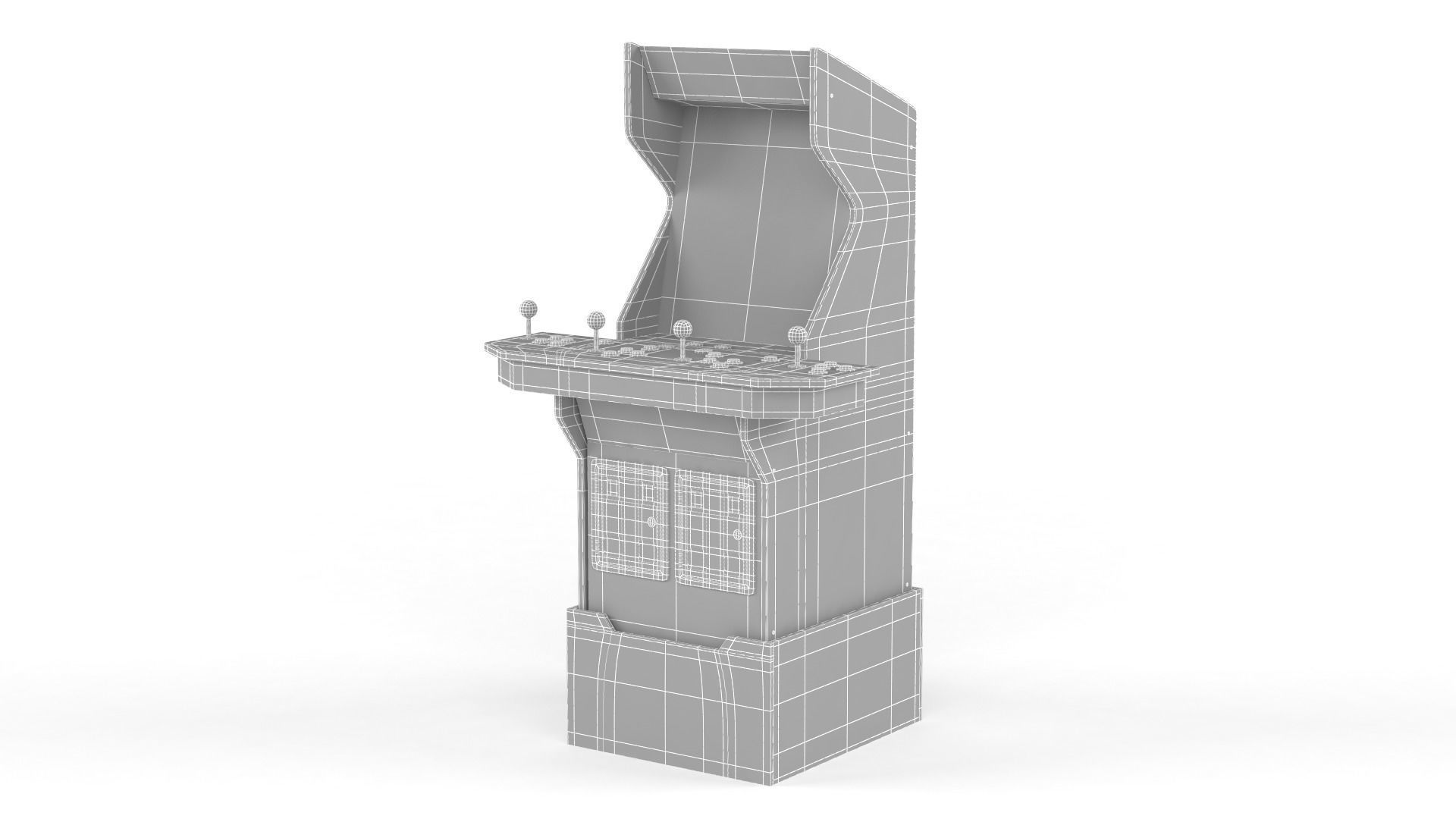  Arcade Machine 3D model_8