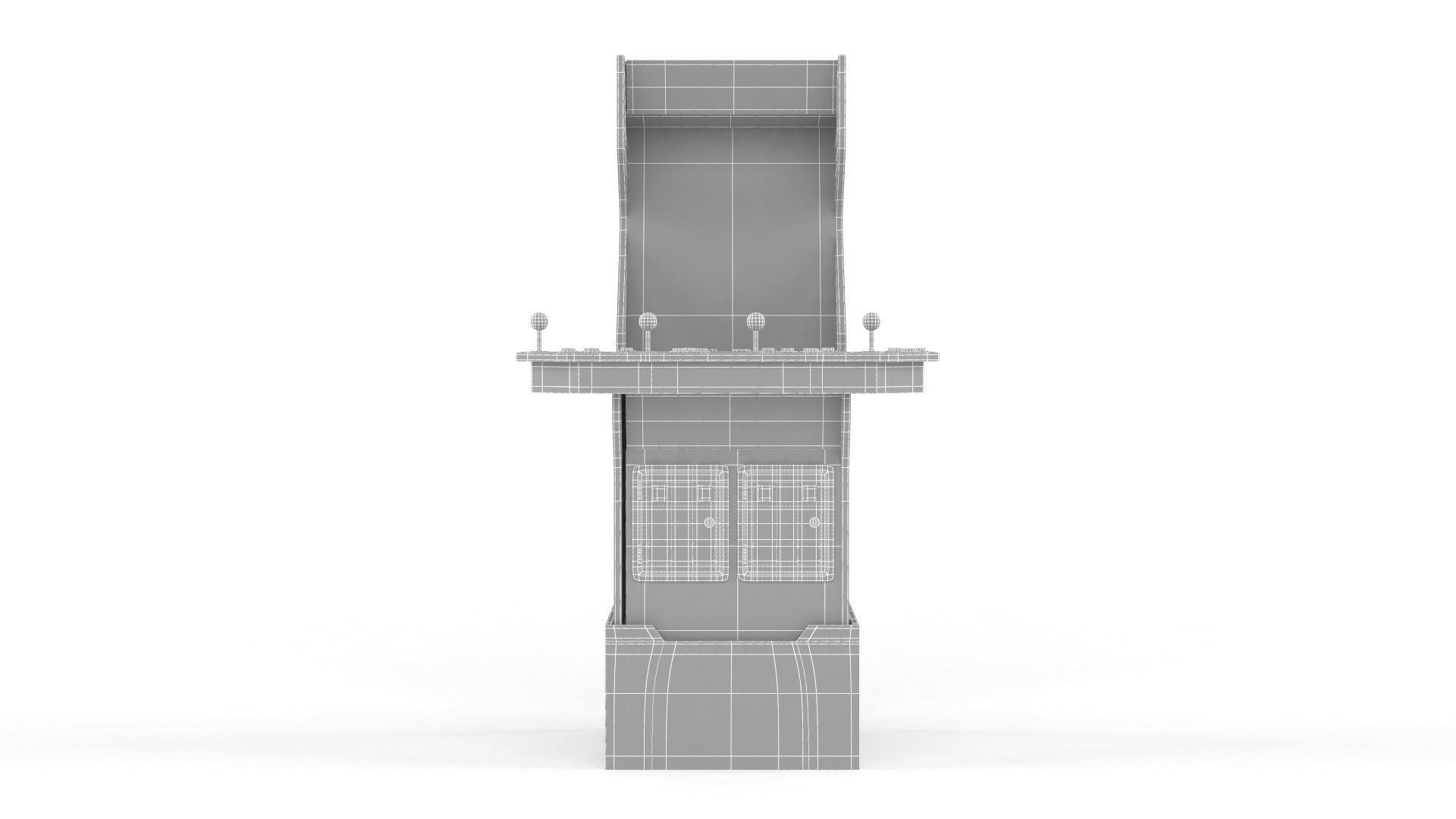  Arcade Machine 3D model_9