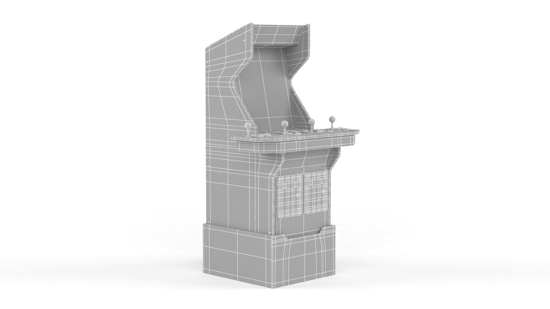  Arcade Machine 3D model_14
