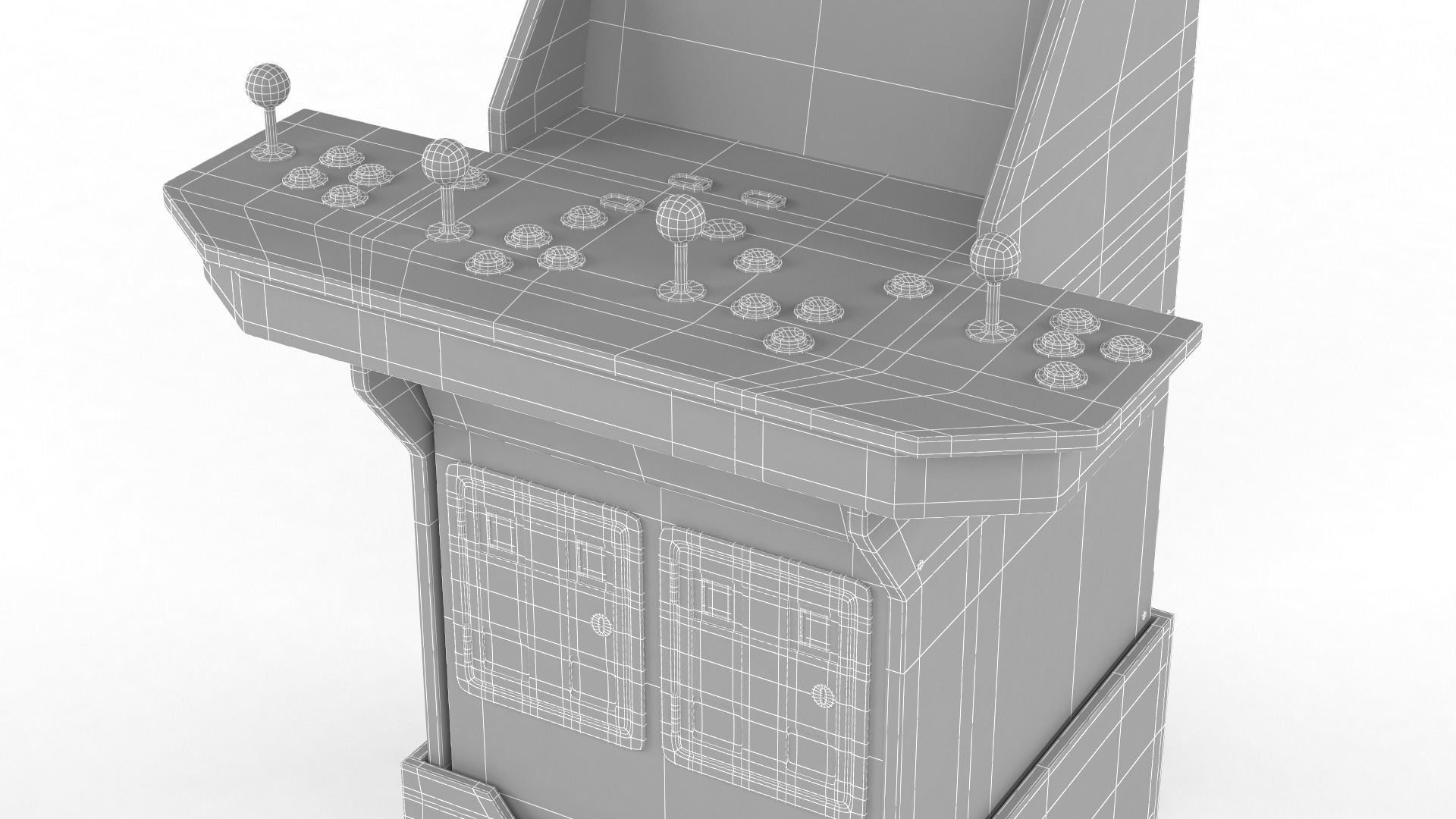  Arcade Machine 3D model_15