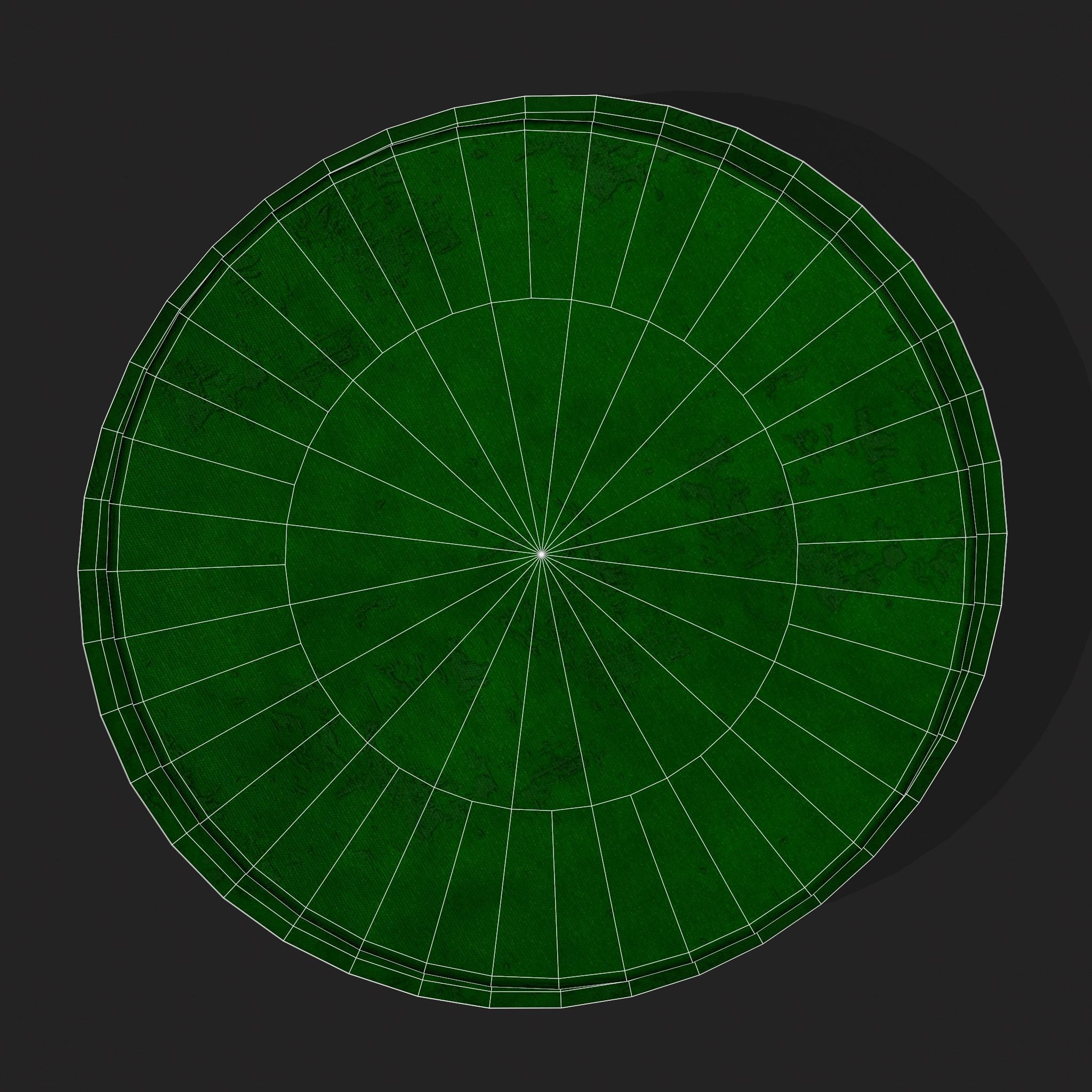 St Pattys Day Lucky Leprechaun Hat Low-poly 3D model_6