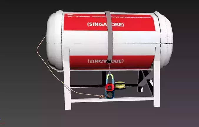 Life Raft Capsol box