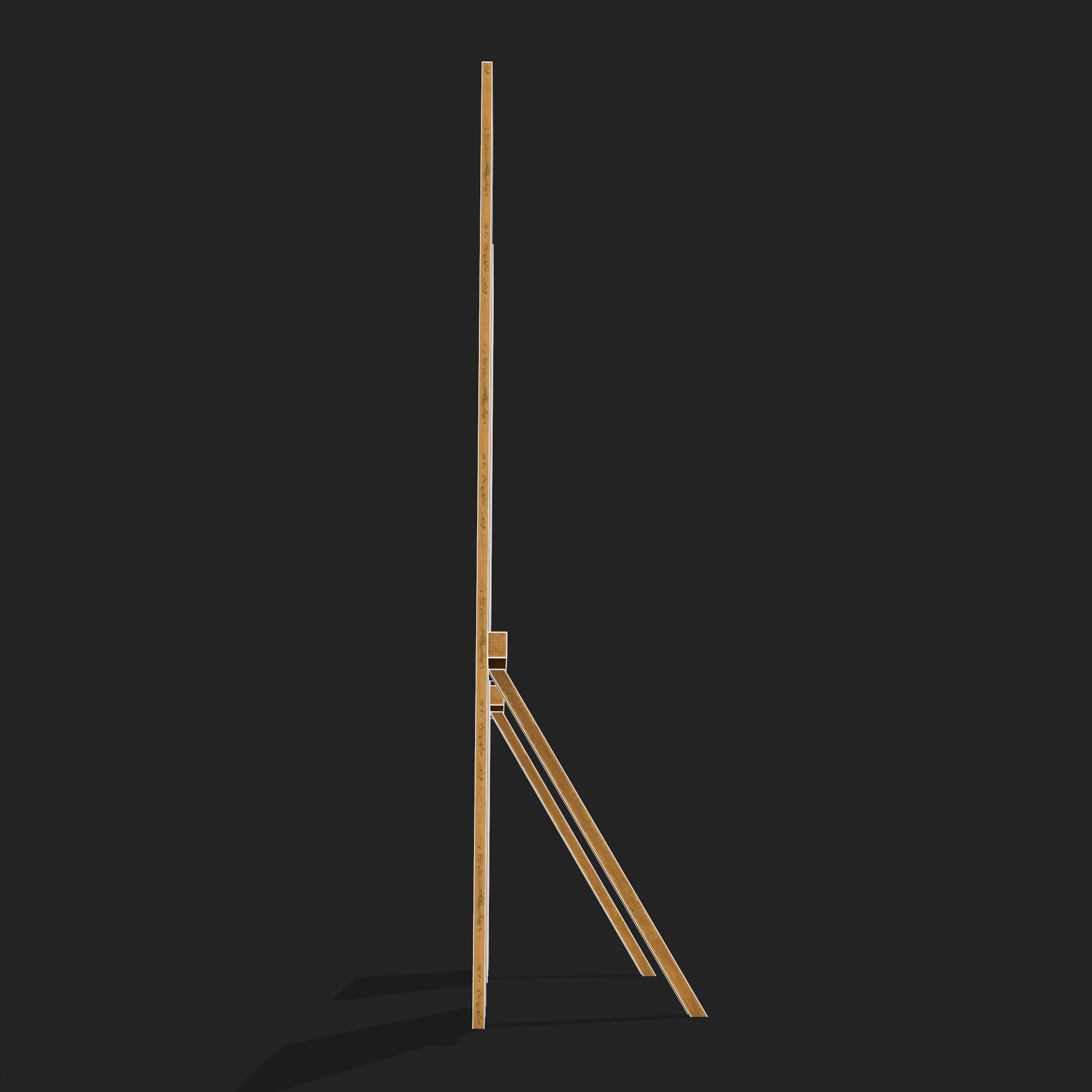 St Pattys Day Standing Board Low-poly 3D model_8