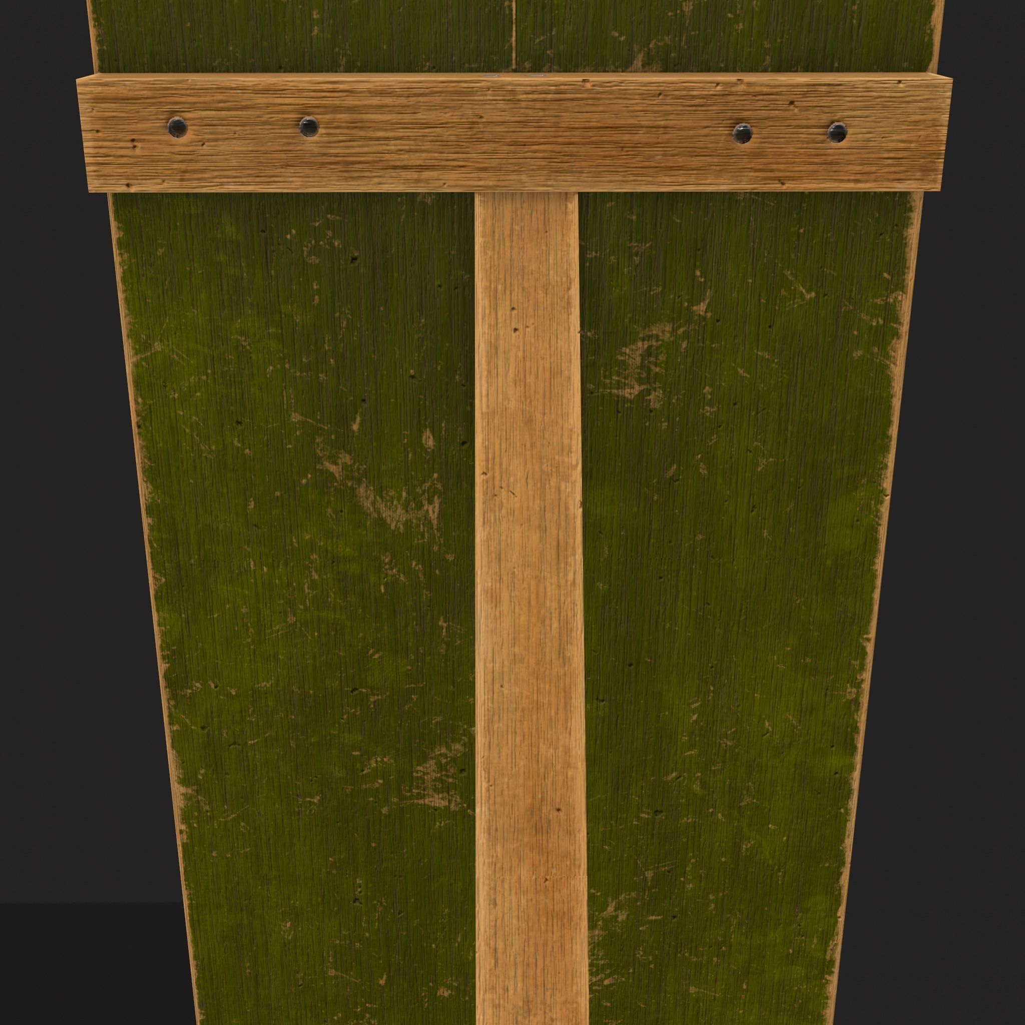 St Pattys Day Standing Board Low-poly 3D model_9