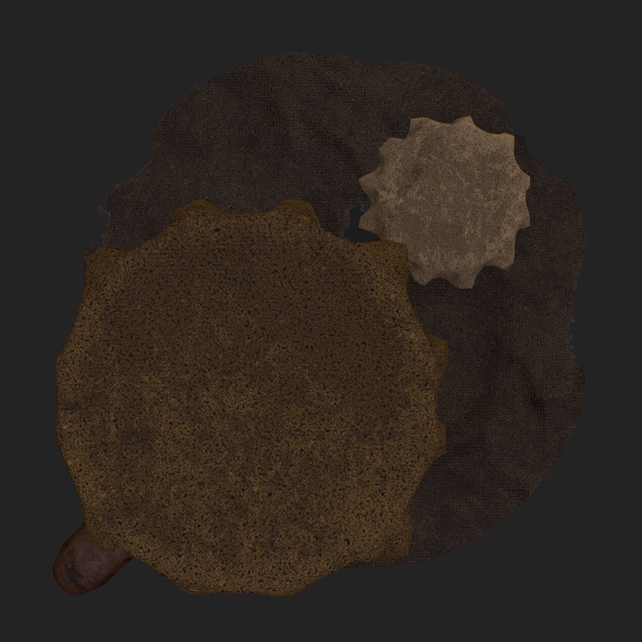 Fabric Covered Pottery Low-poly 3D model_11