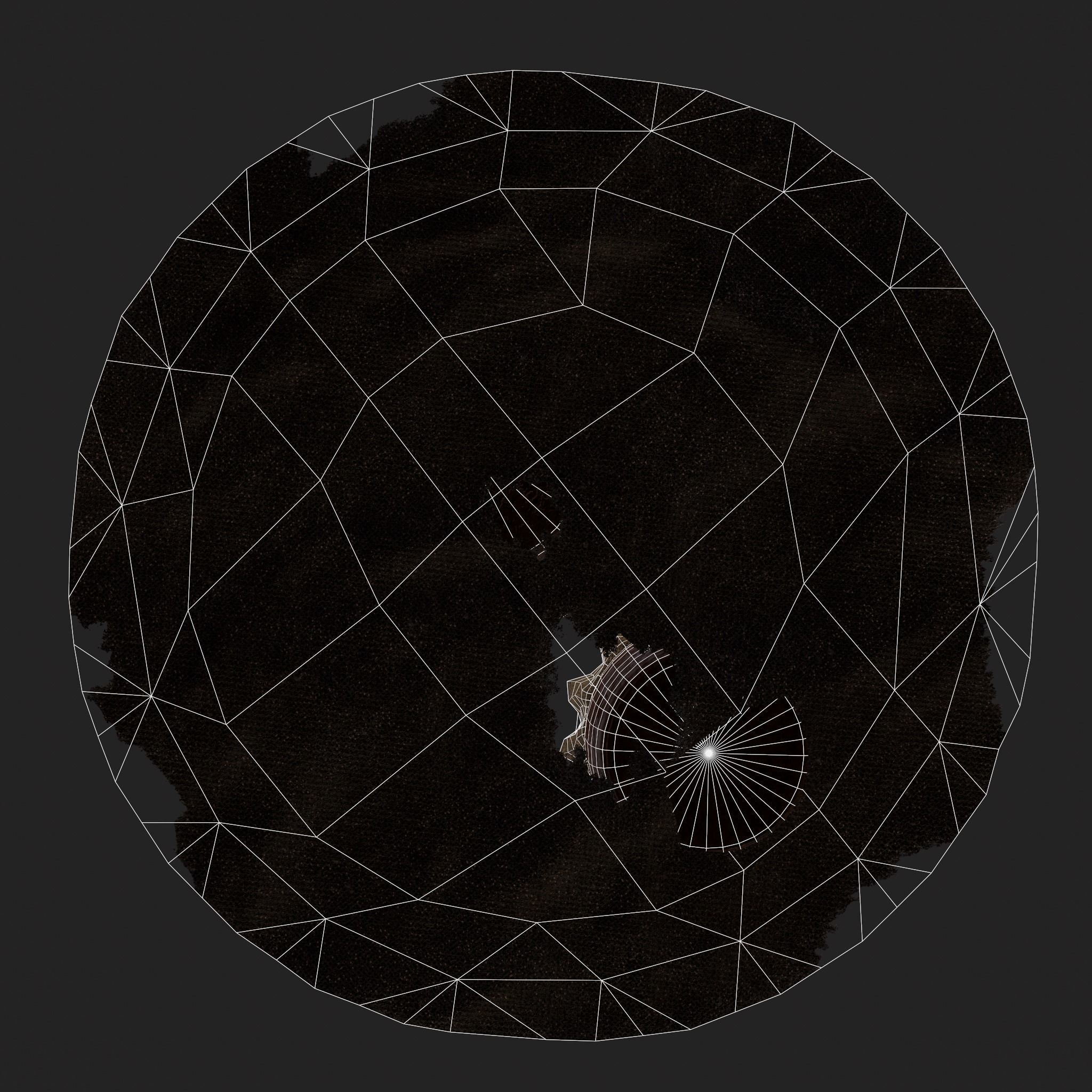 Fabric Covered Pottery Low-poly 3D model_14