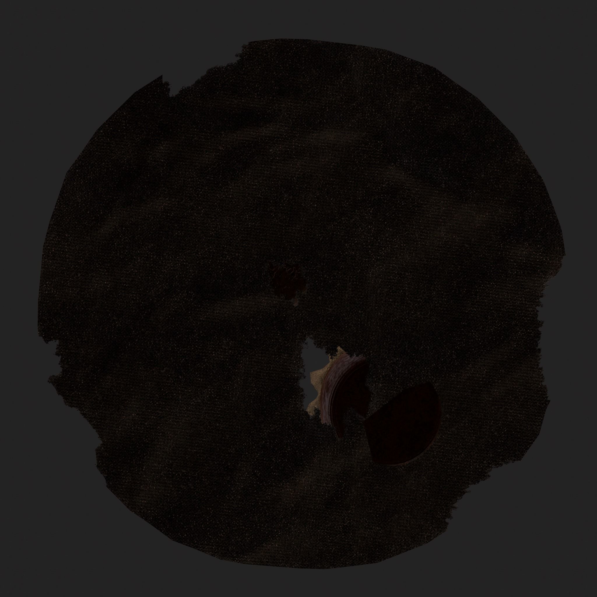 Fabric Covered Pottery Low-poly 3D model_13