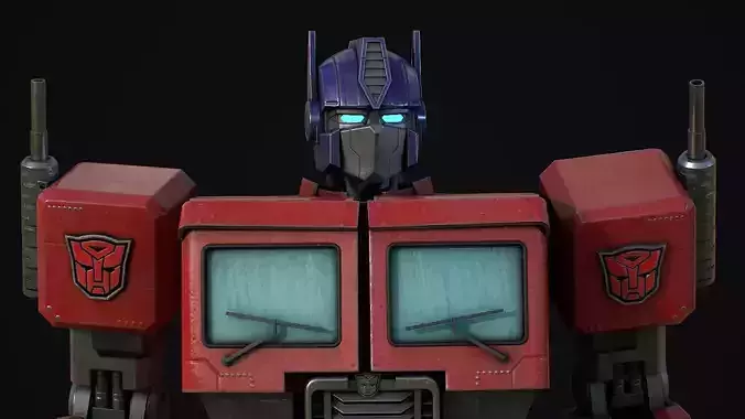 Optimus Prime Low-poly 3D model