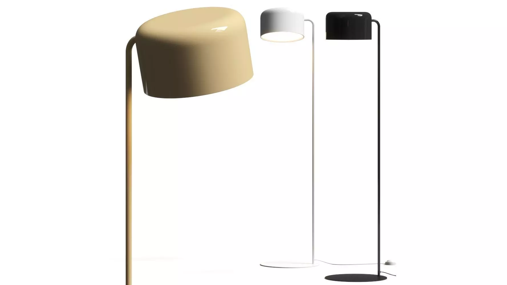 Ole Lighting Pot Floor Lamp 3D model_0