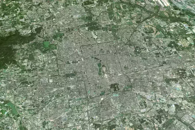 Beijing city and surroundings