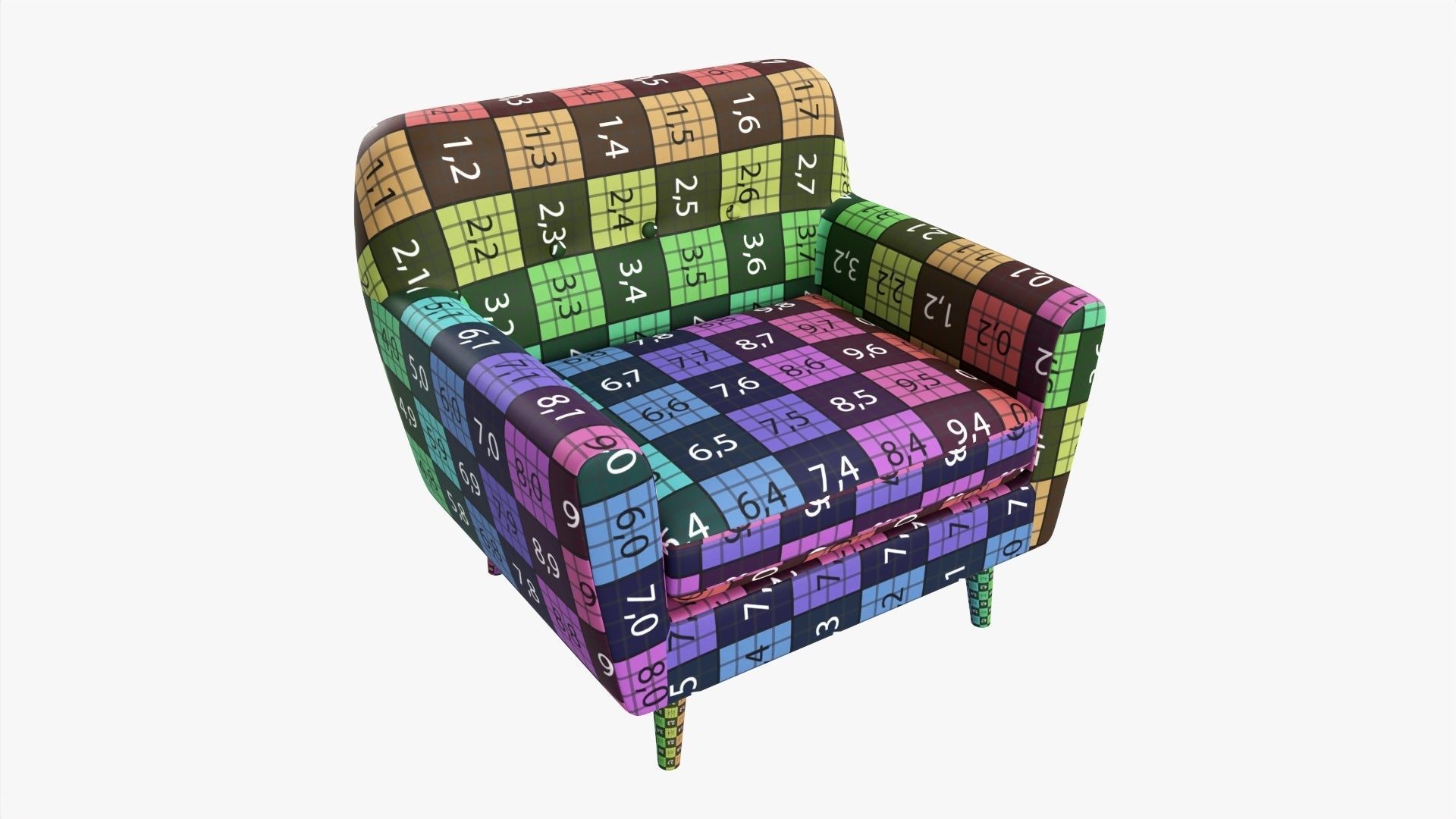 Armchair 13 3D model_10