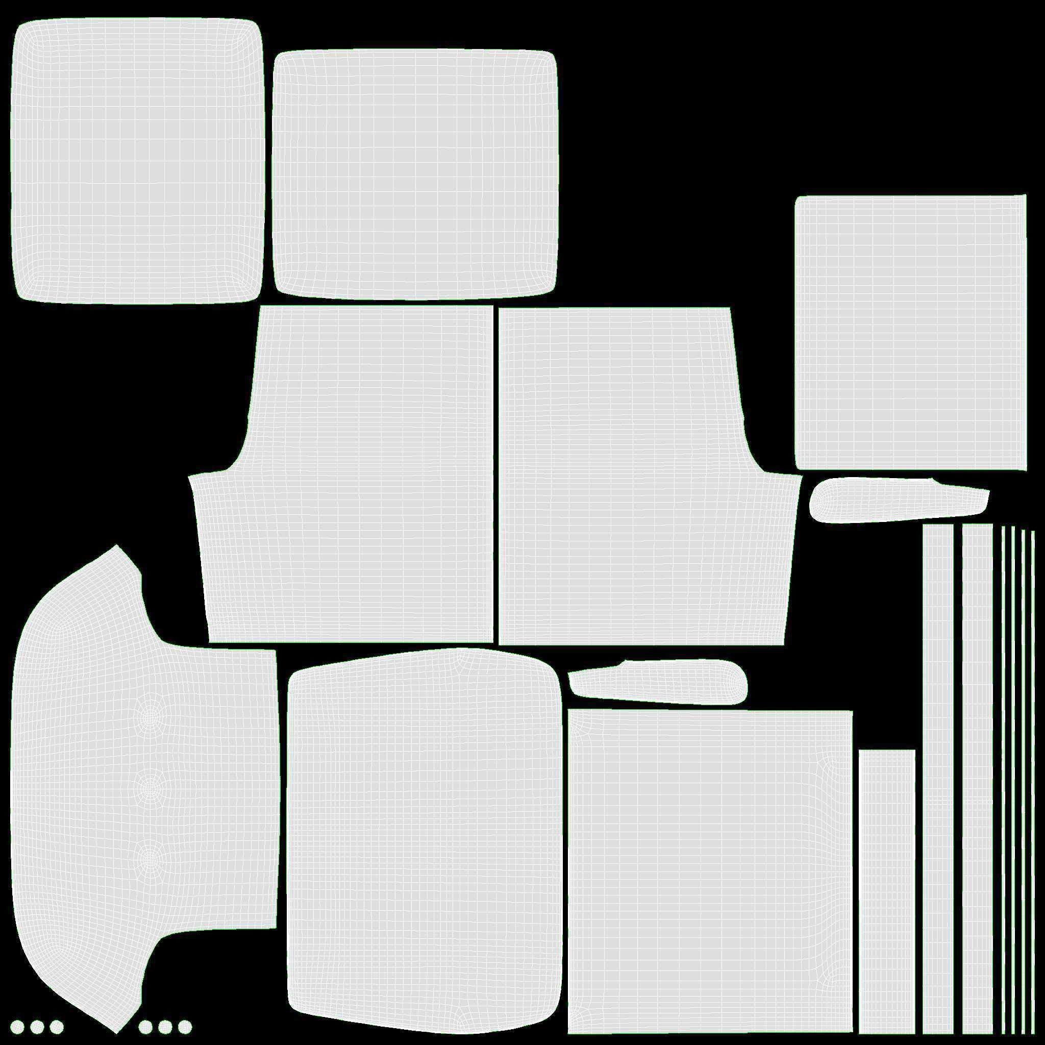 Armchair 13 3D model_11