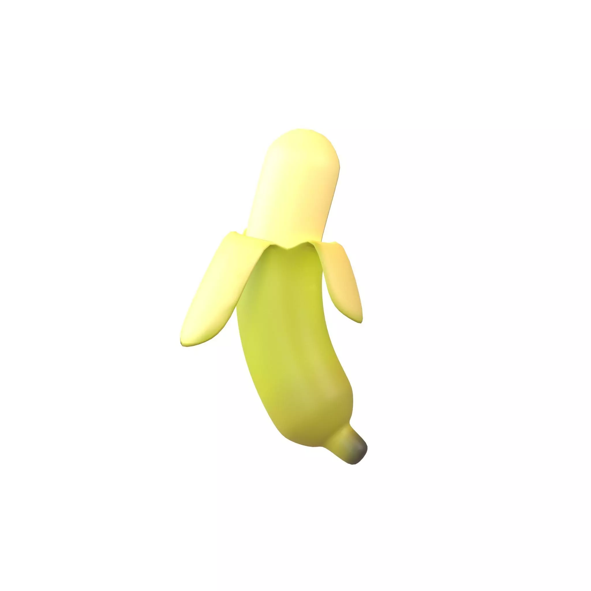 Banana v1 002 Low-poly 3D model_0