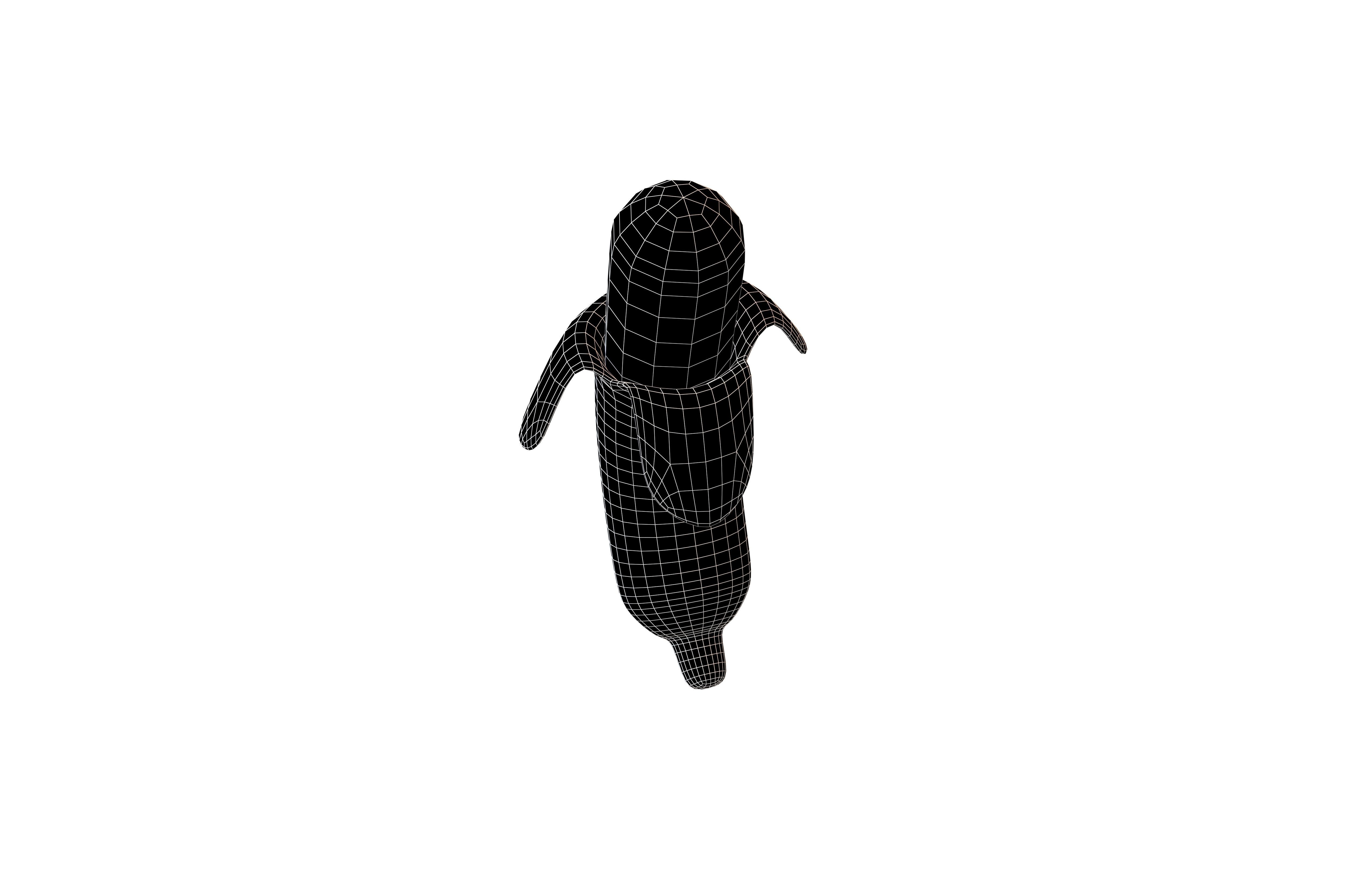 Banana v1 002 Low-poly 3D model_6