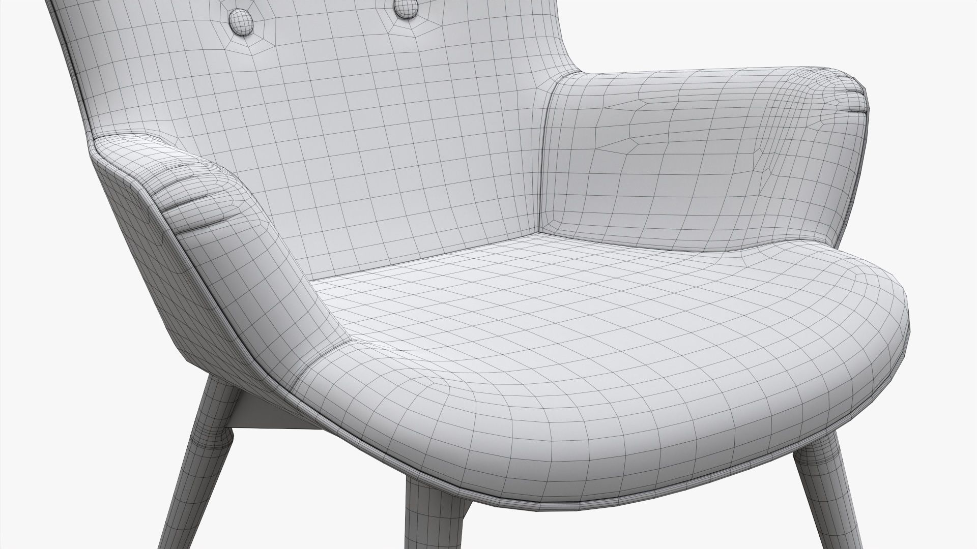 Armchair 14 3D model_8
