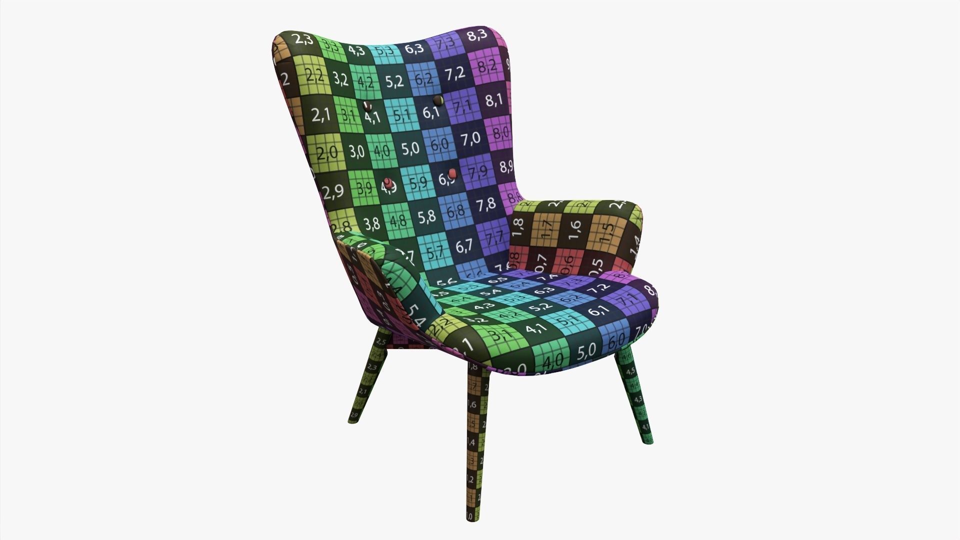 Armchair 14 3D model_10