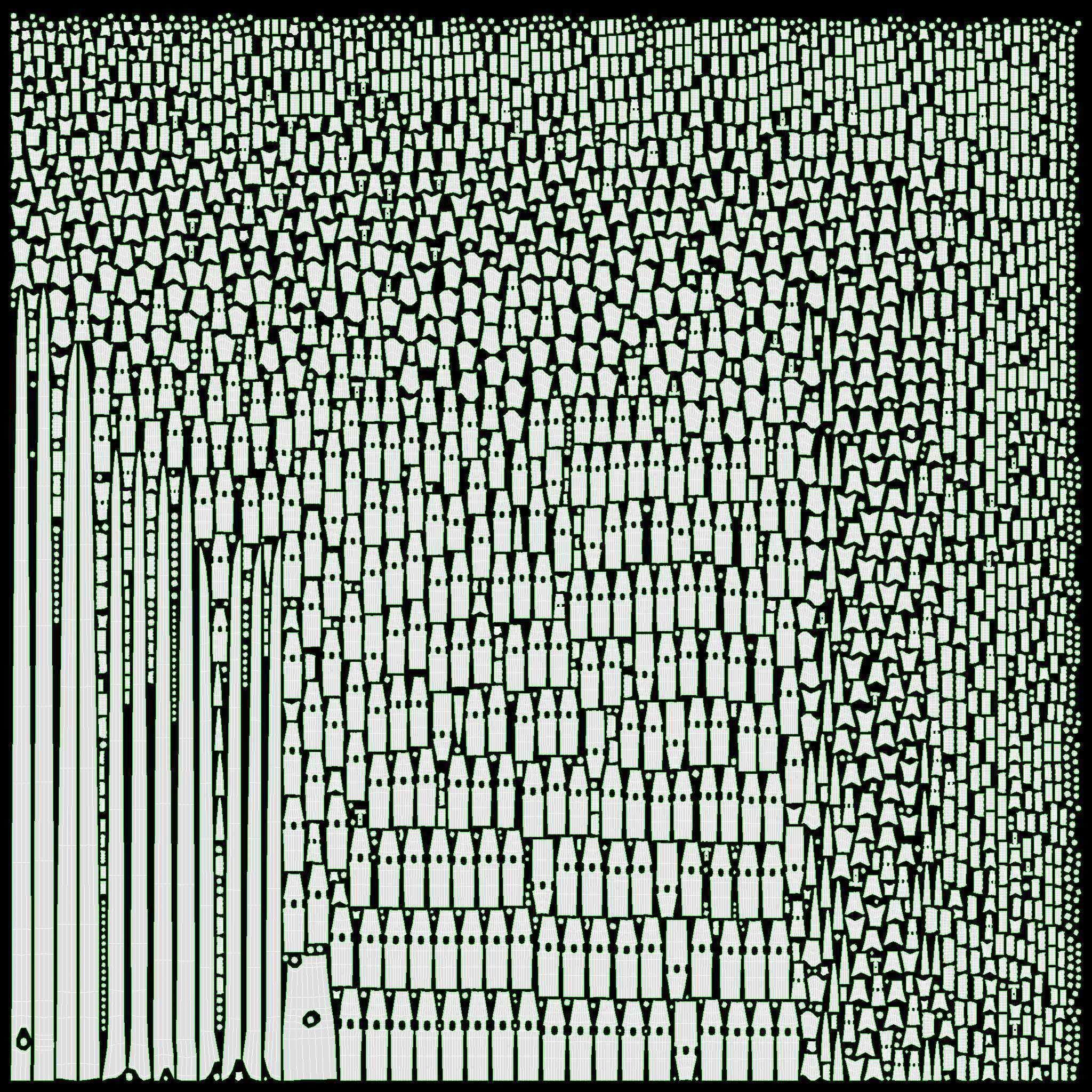 Frame with decorative artificial flower 3D model_8