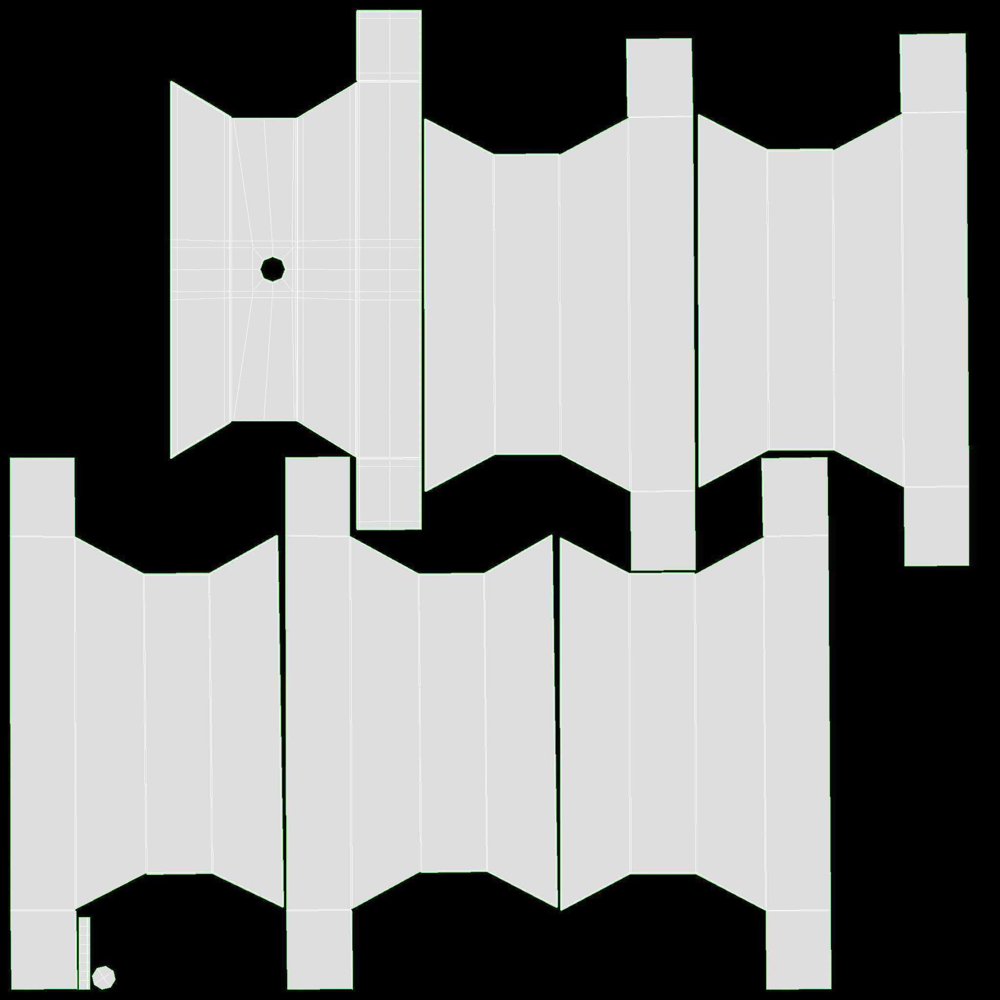 Frame with decorative artificial flower 3D model_9