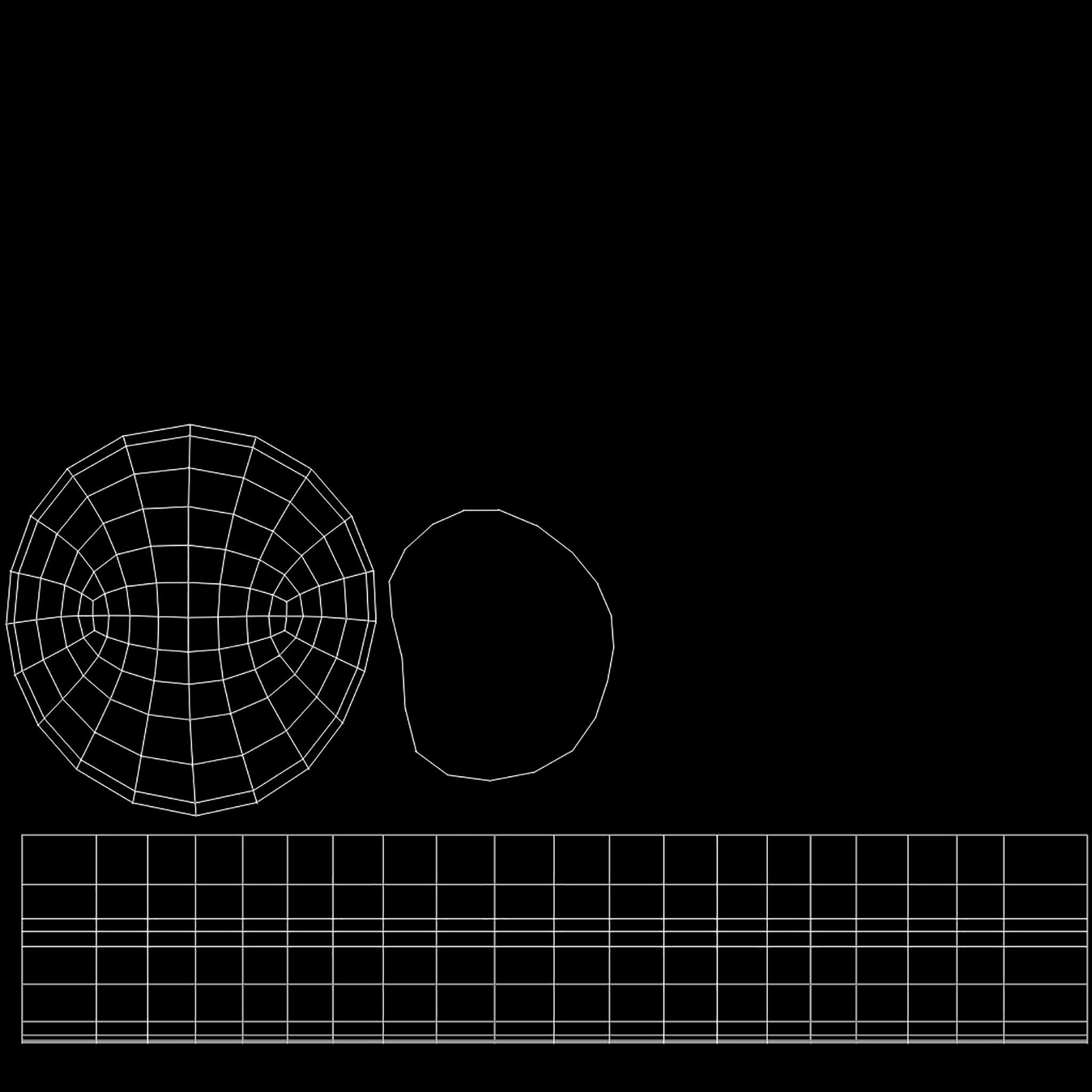 Beanie Hat Low-poly 3D model_12