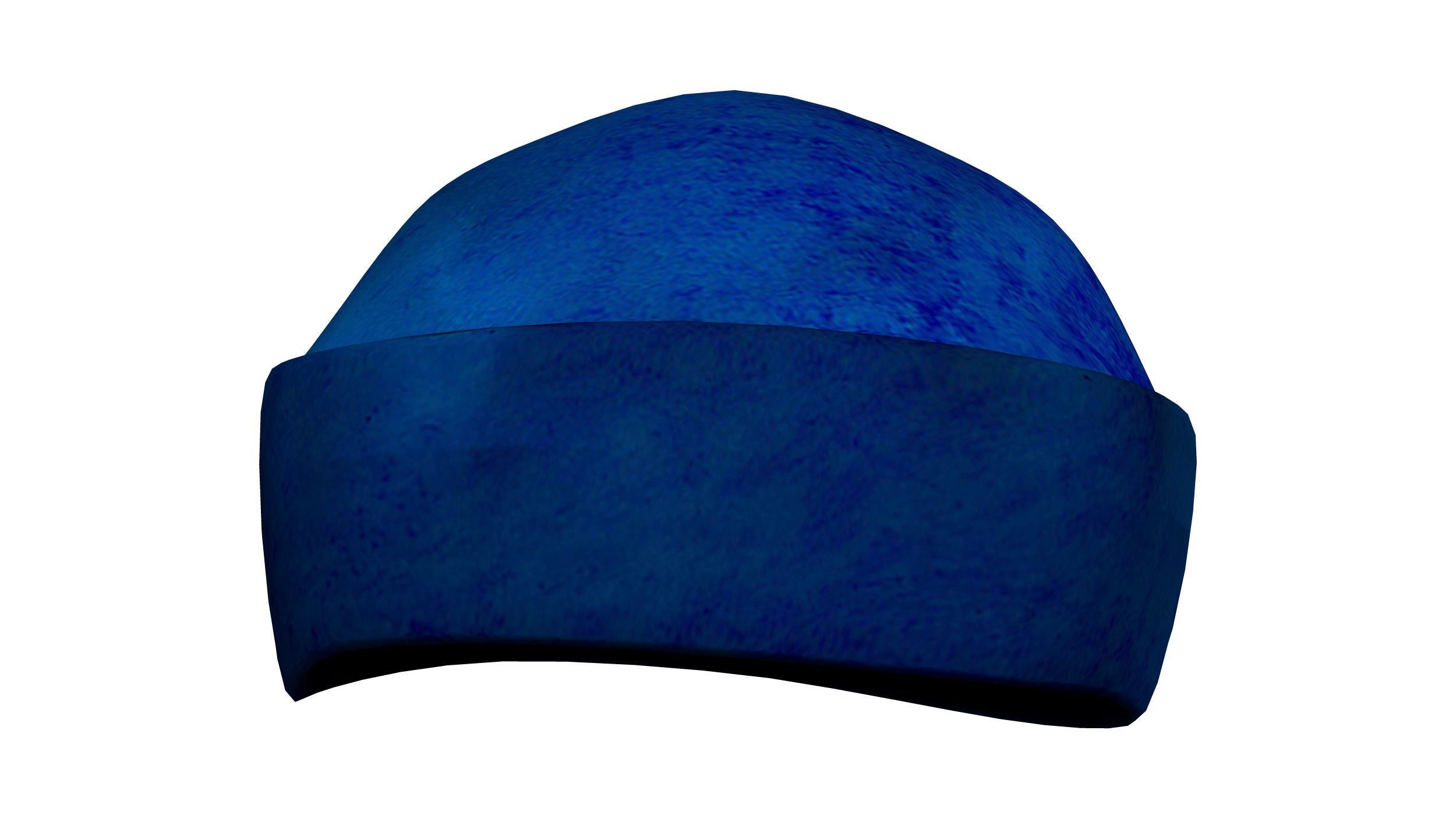 Beanie Hat Low-poly 3D model_2