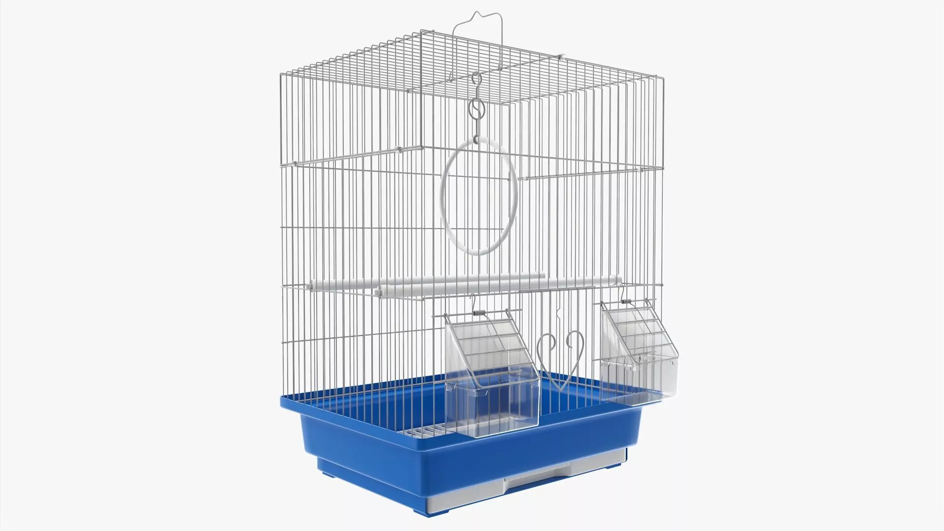 Flat top bird cage 3D model