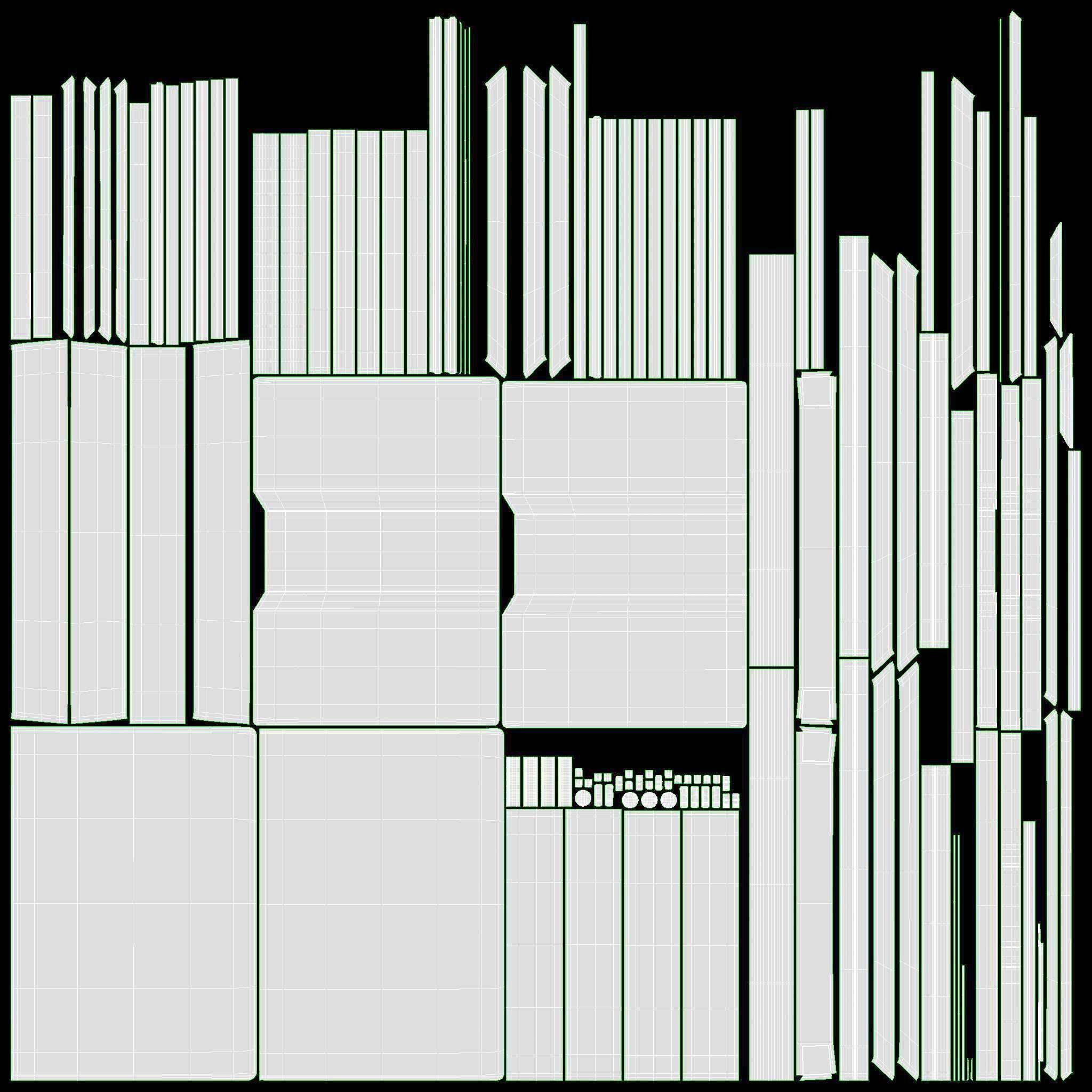 Flat top bird cage 3D model_17