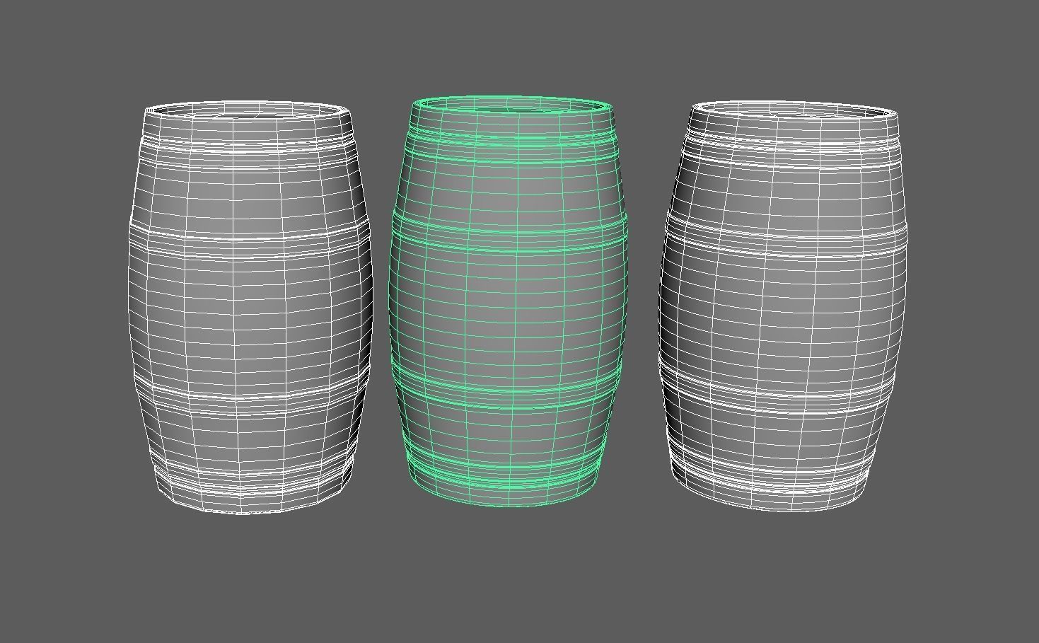 Wild West Props Including a Colt and a Tomahawk 3D model_5