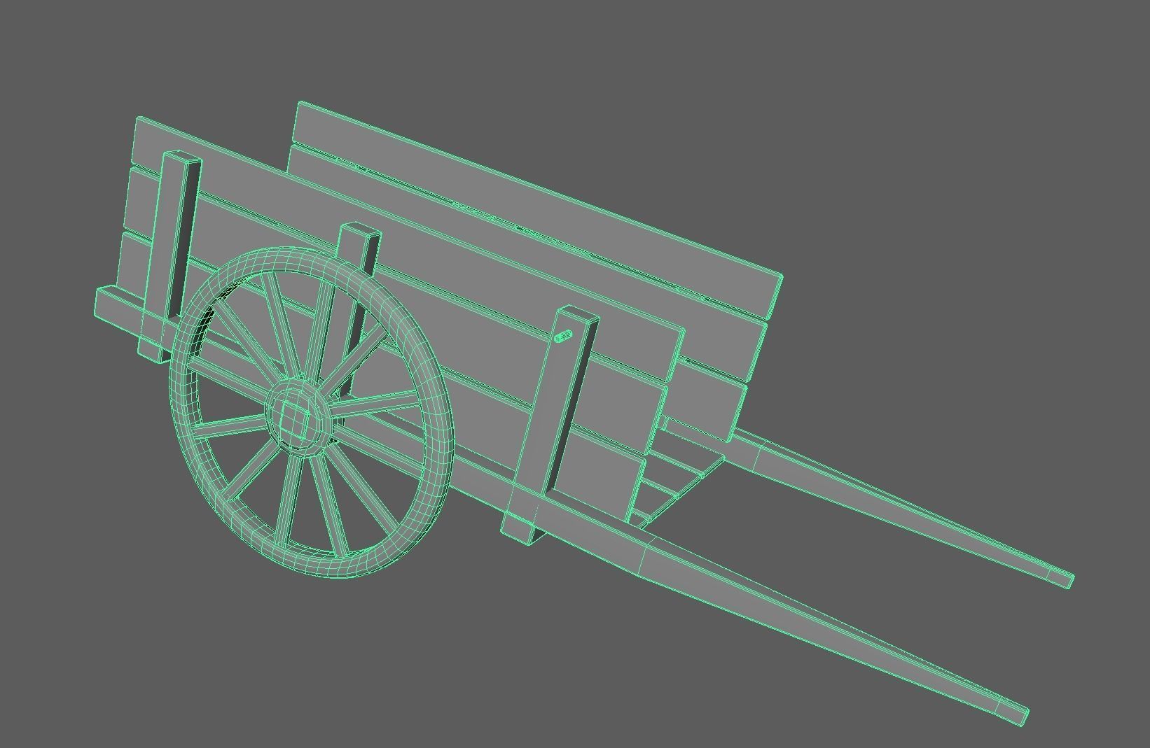 Wild West Props Including a Colt and a Tomahawk 3D model_11