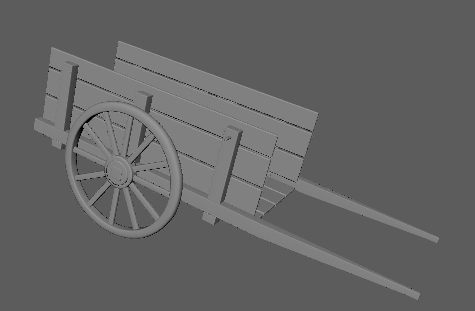 Wild West Props Including a Colt and a Tomahawk 3D model_1