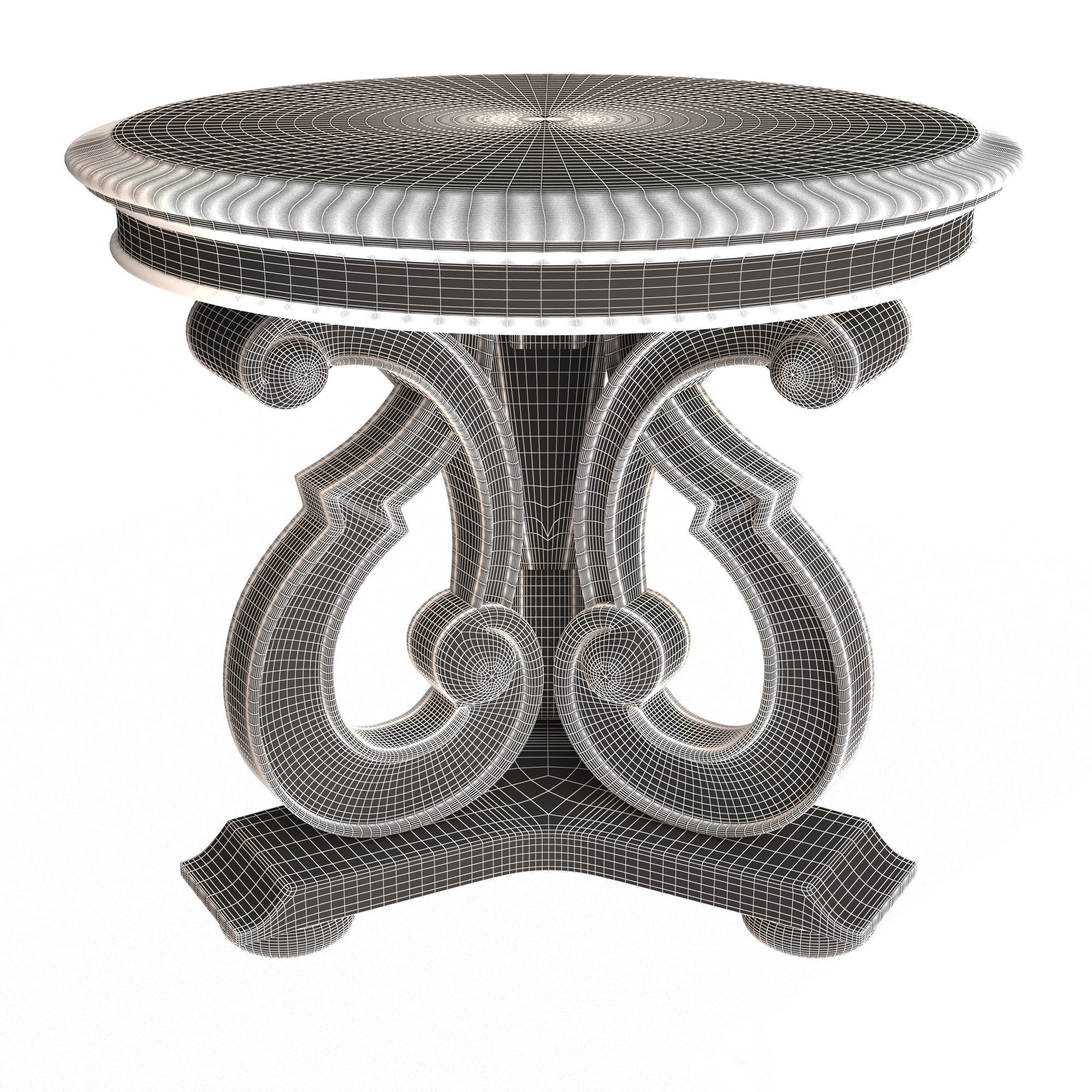 Classic Furniture Collection Low-poly 3D model_46