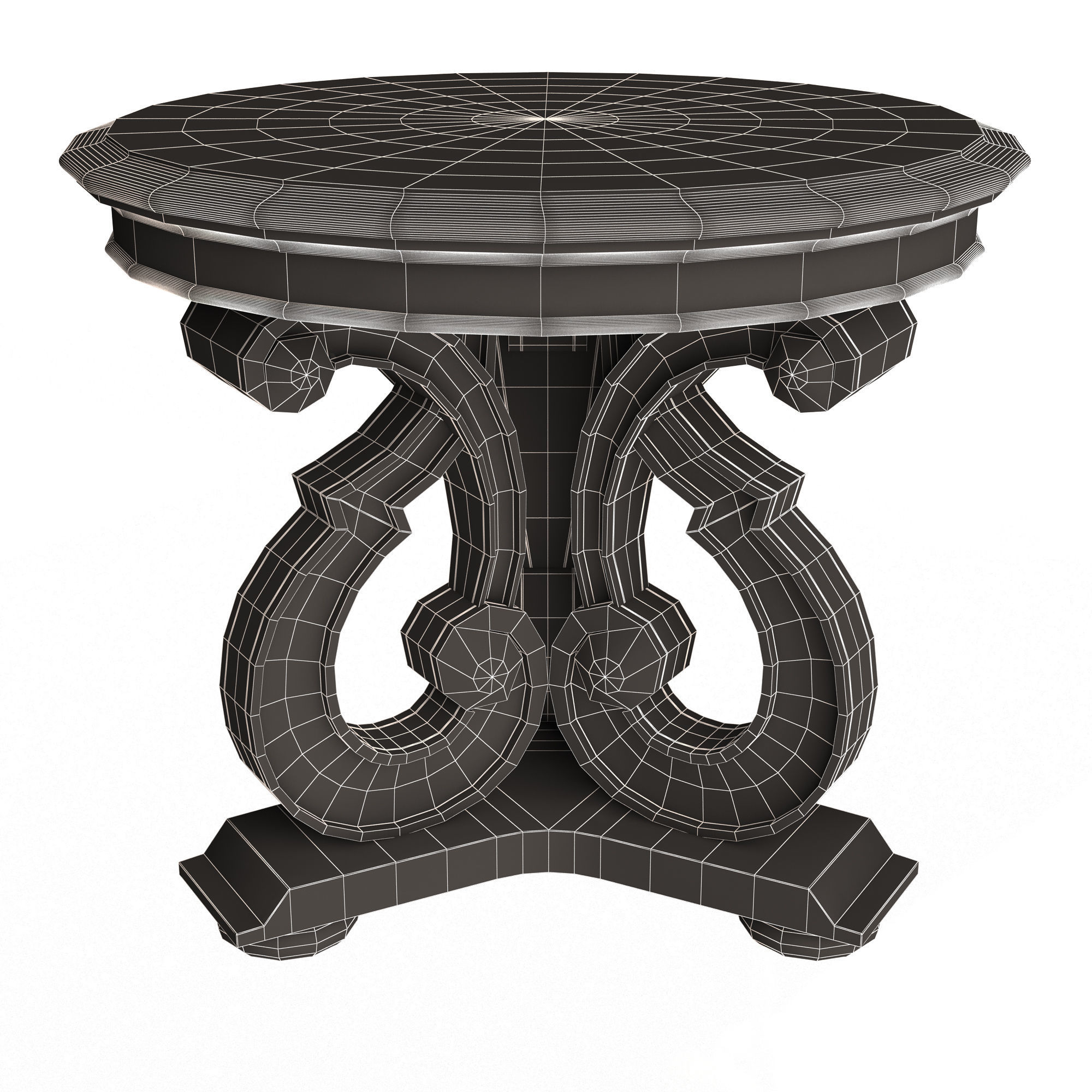 Classic Furniture Collection Low-poly 3D model_47