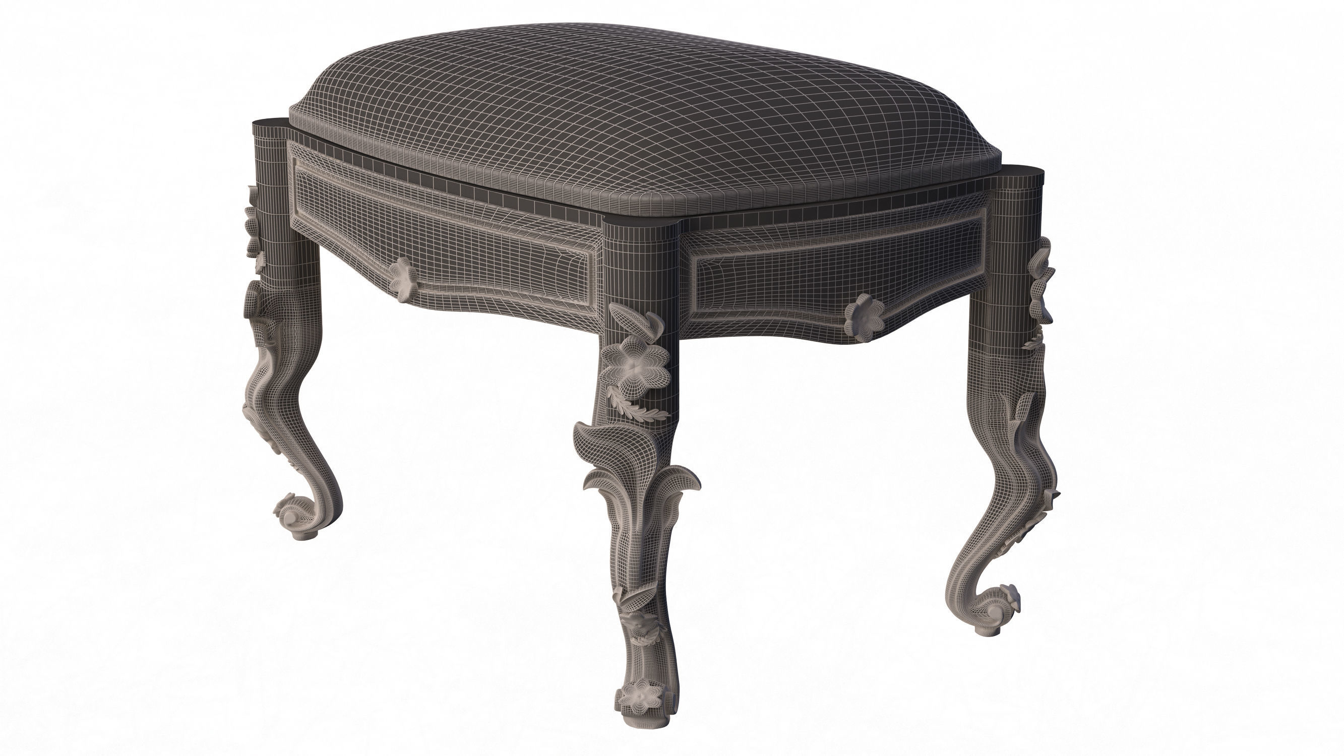 Classic Furniture Collection Low-poly 3D model_57