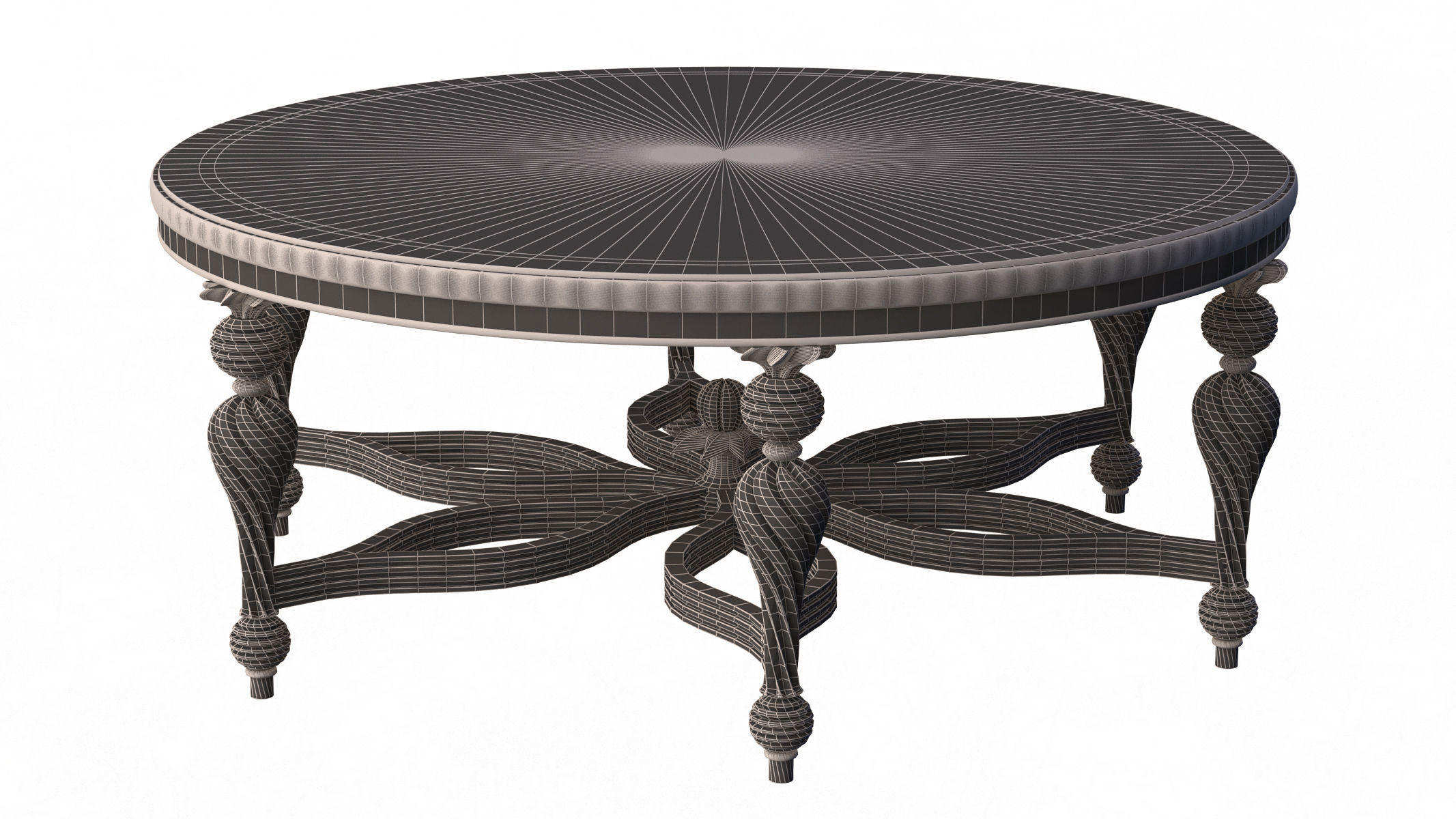 Classic Furniture Collection Low-poly 3D model_50