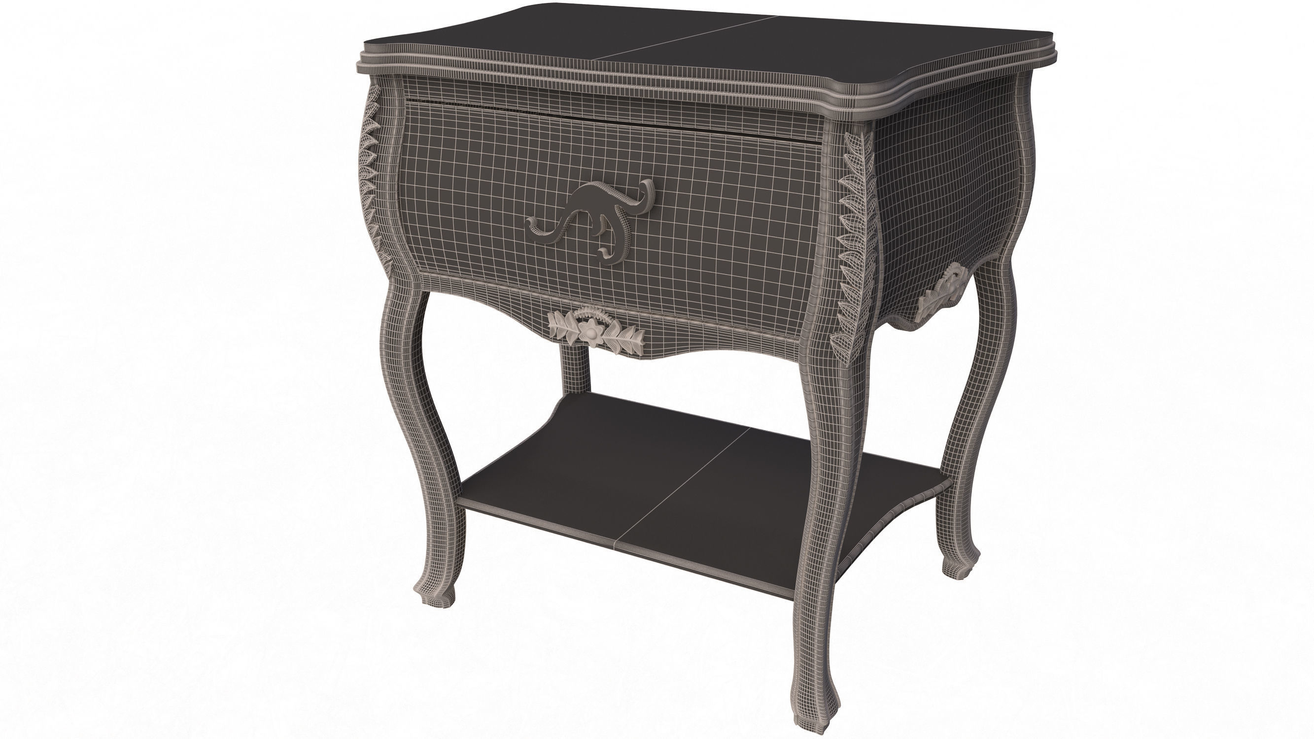 Classic Furniture Collection Low-poly 3D model_59