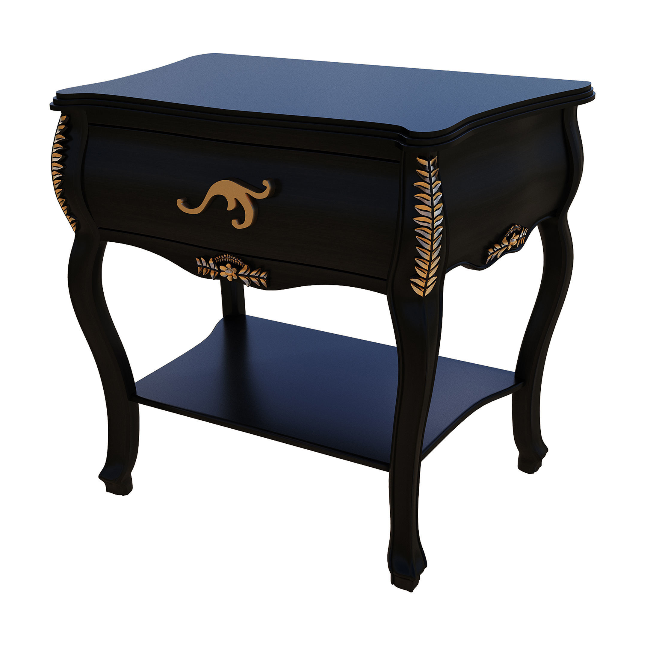 Classic Furniture Collection Low-poly 3D model_31