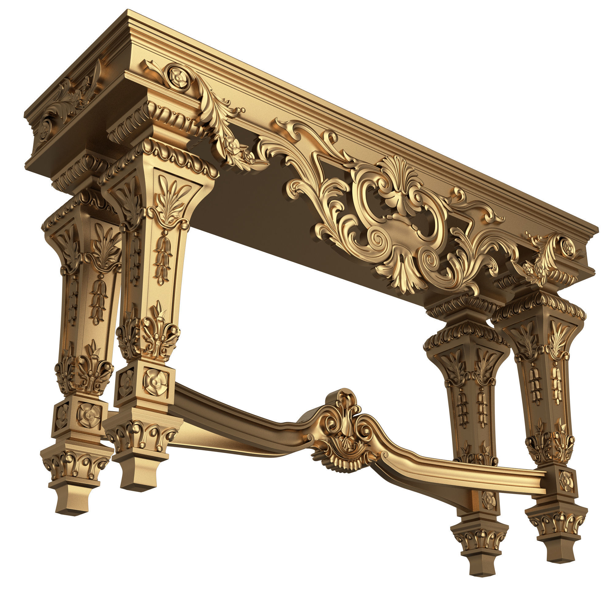 Classic Furniture Collection Low-poly 3D model_6